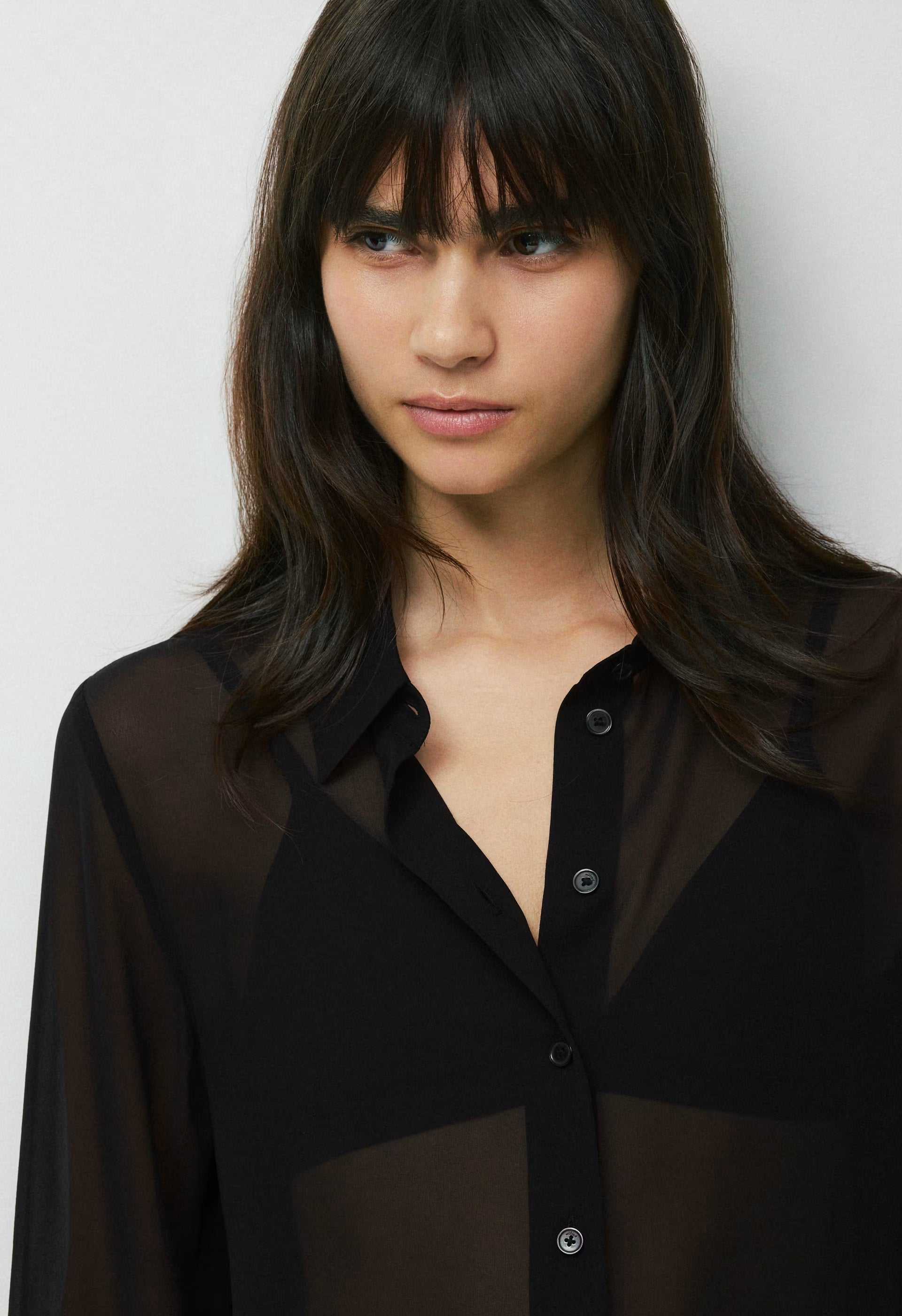 Baker Silk Shirt - BLACK