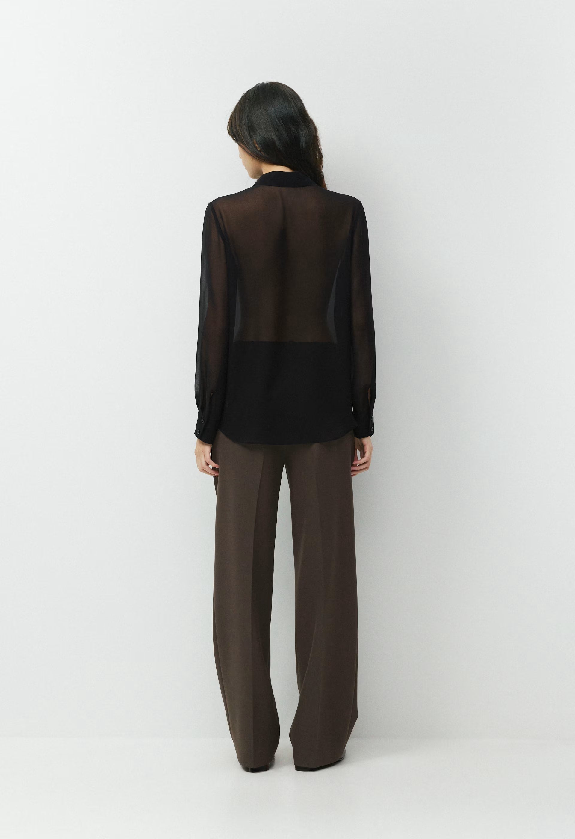 Baker Silk Shirt - BLACK