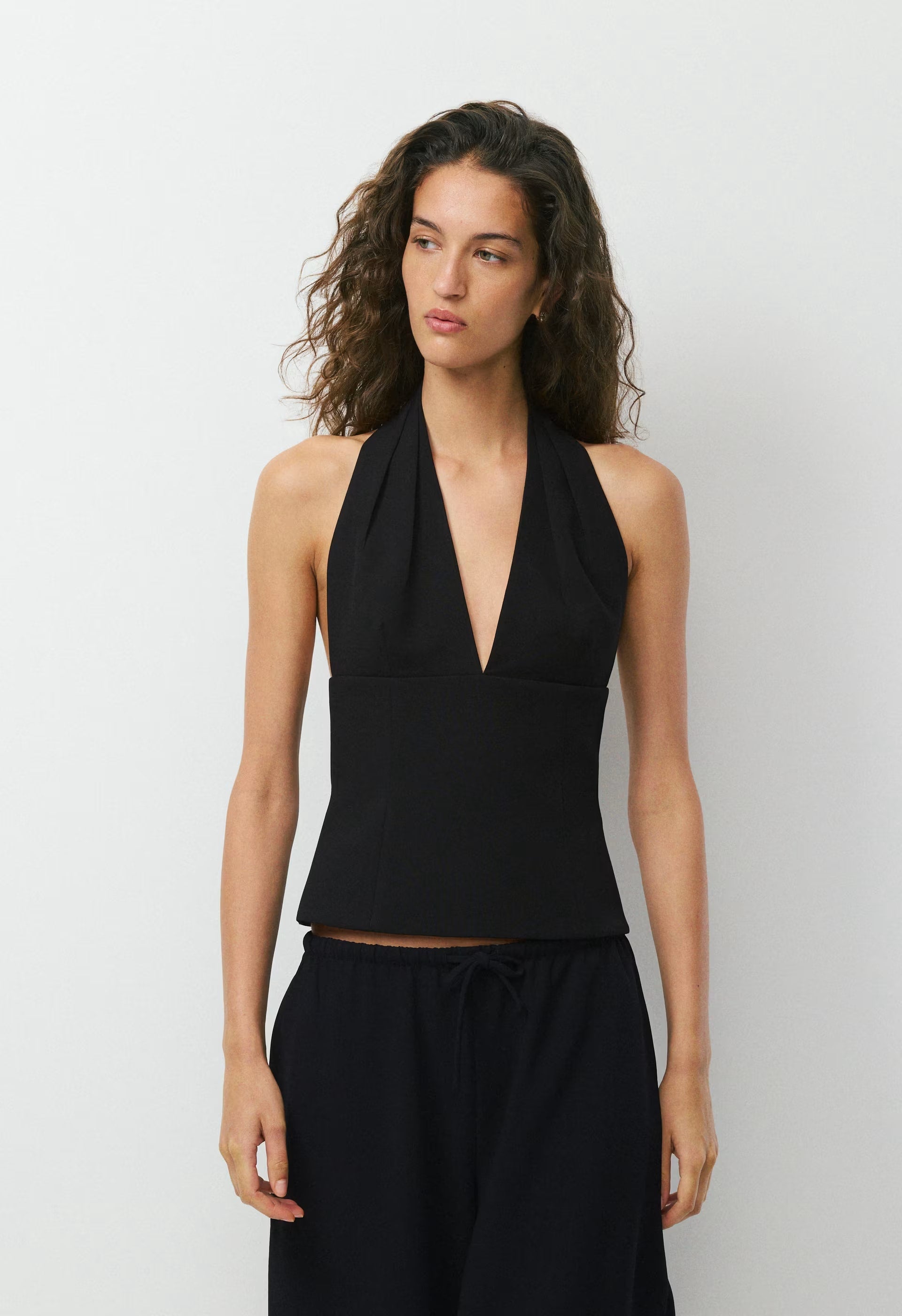 Lexicon Halter Top - Eversential™ - BLACK