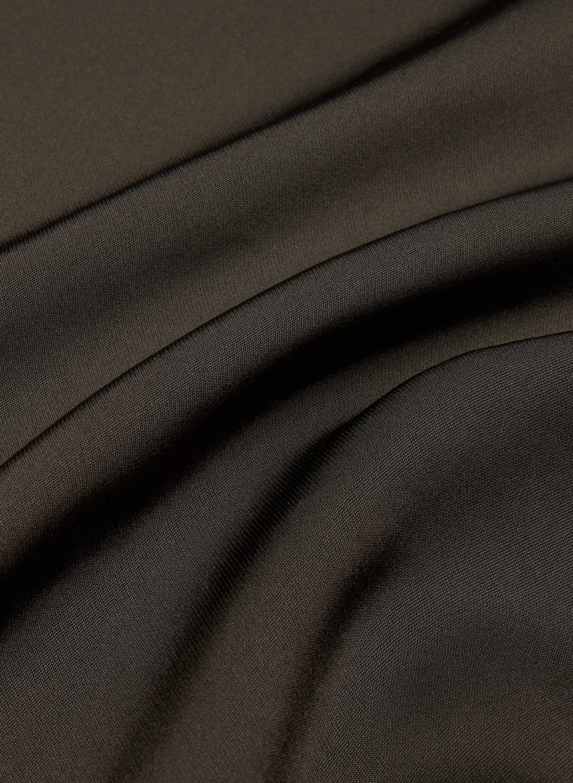 Vantage Satin Blouse - CACAO NIB BROWN