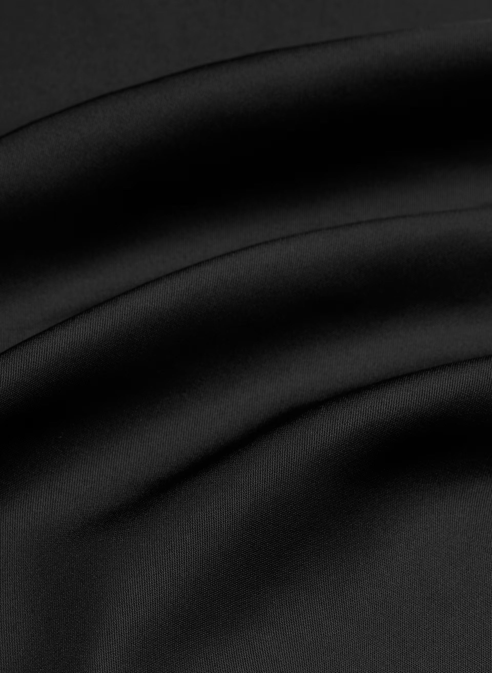 Revel Satin Halter Top - BLACK