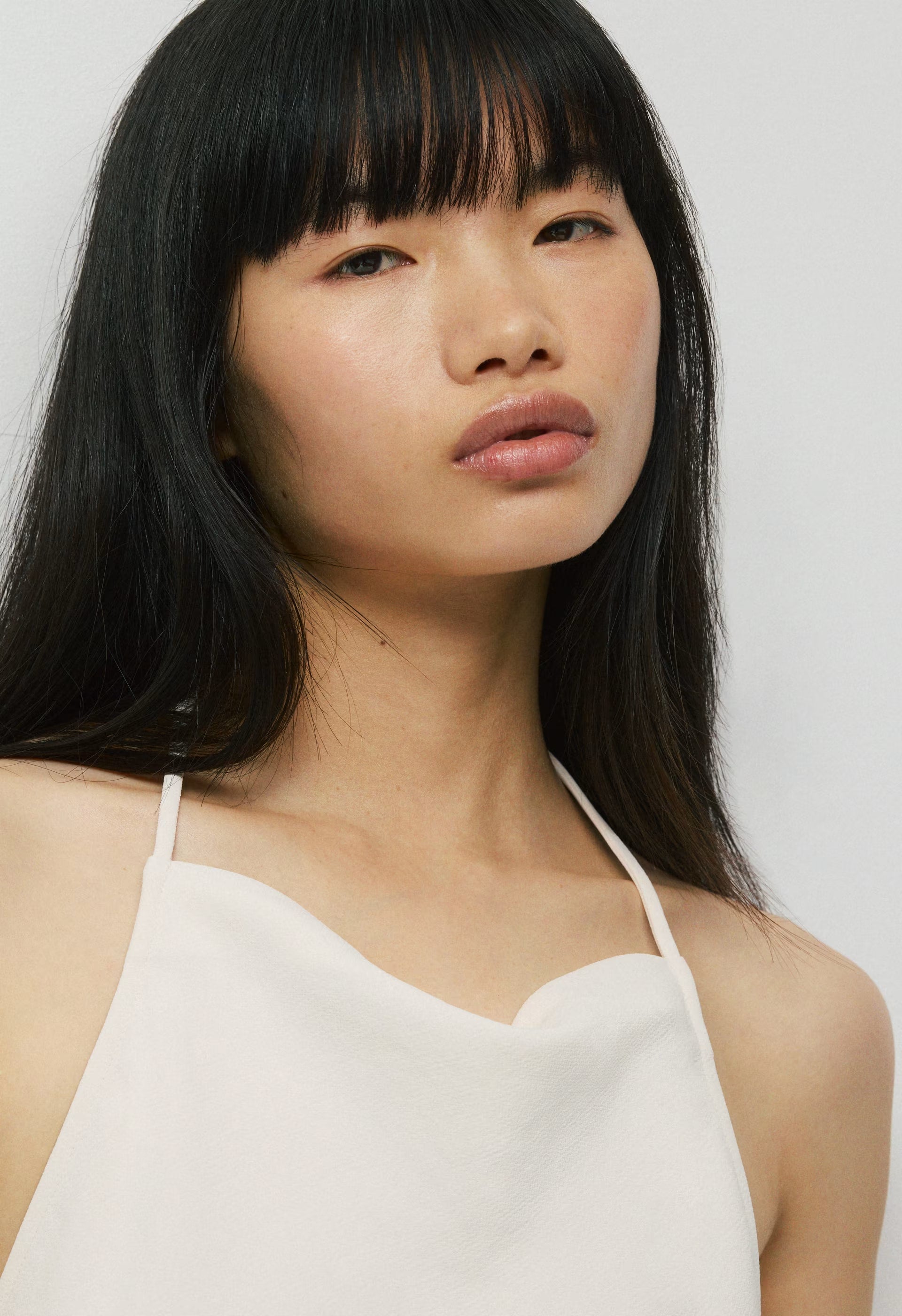 Honours Halter Top - Crepette™ - LIGHT BIRCH