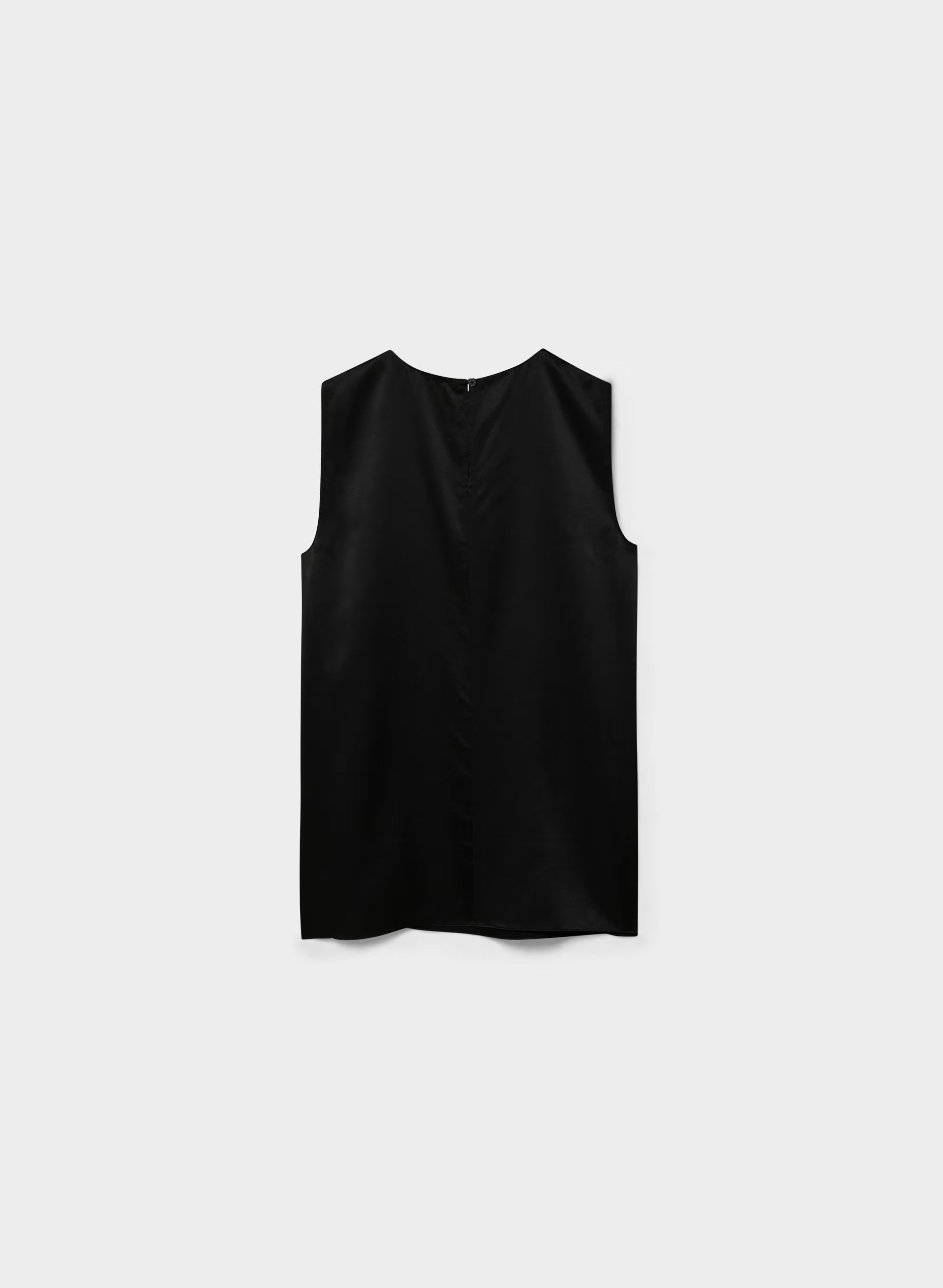 Borough Silk Top - BLACK