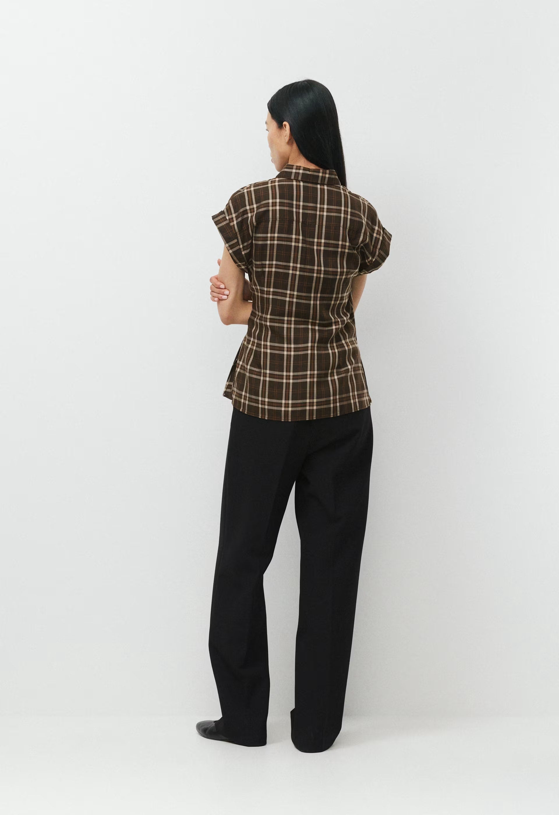 Blueprint Shirt - CACAO NIB BRWN/MRCN BG