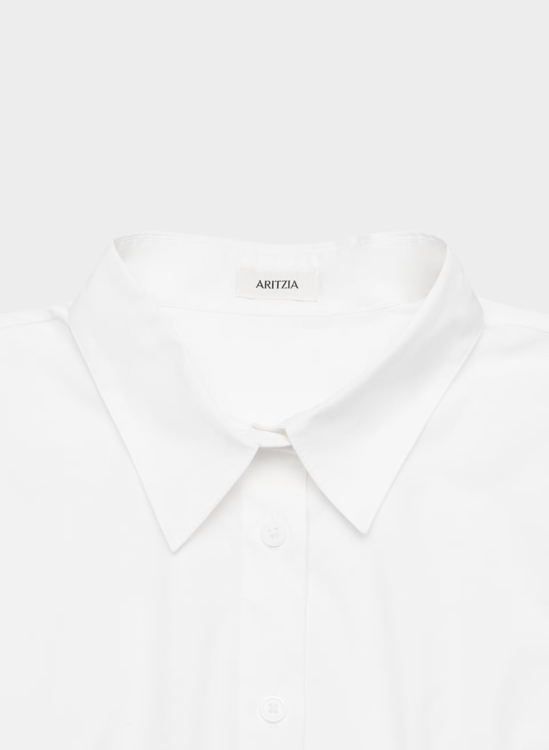 Chronicle Slim Poplin Shirt - WHITE