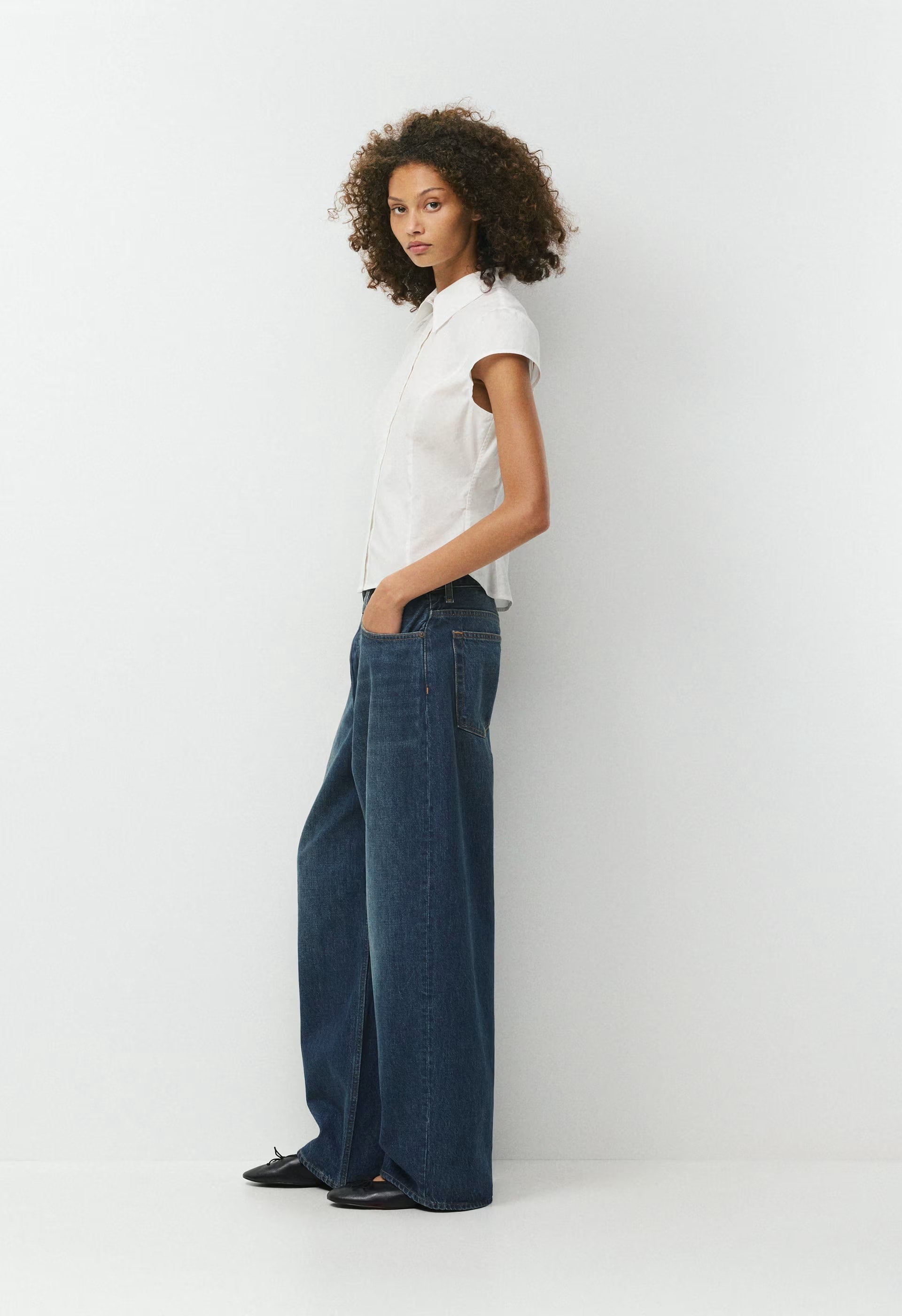 Fanciful Poplin Shirt - BRIGHT WHITE