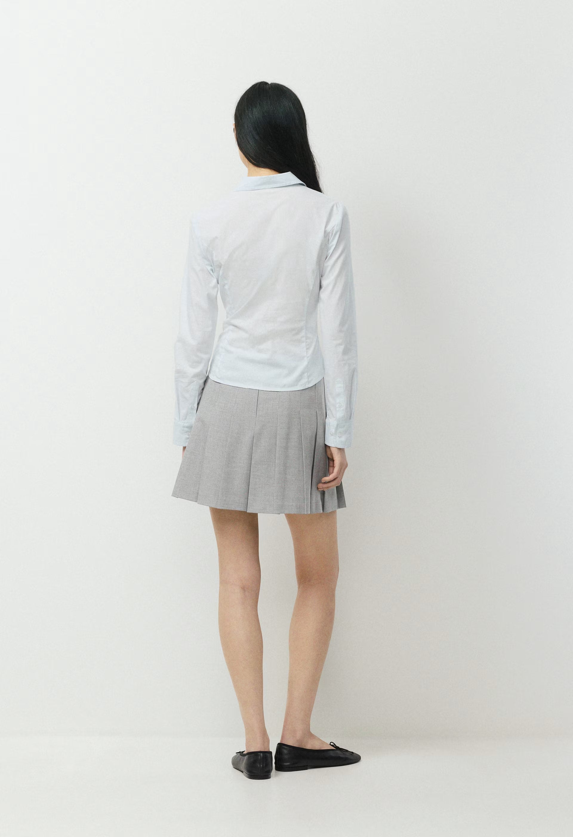 Memoir Shirt - WHITE/ VILLA BLUE