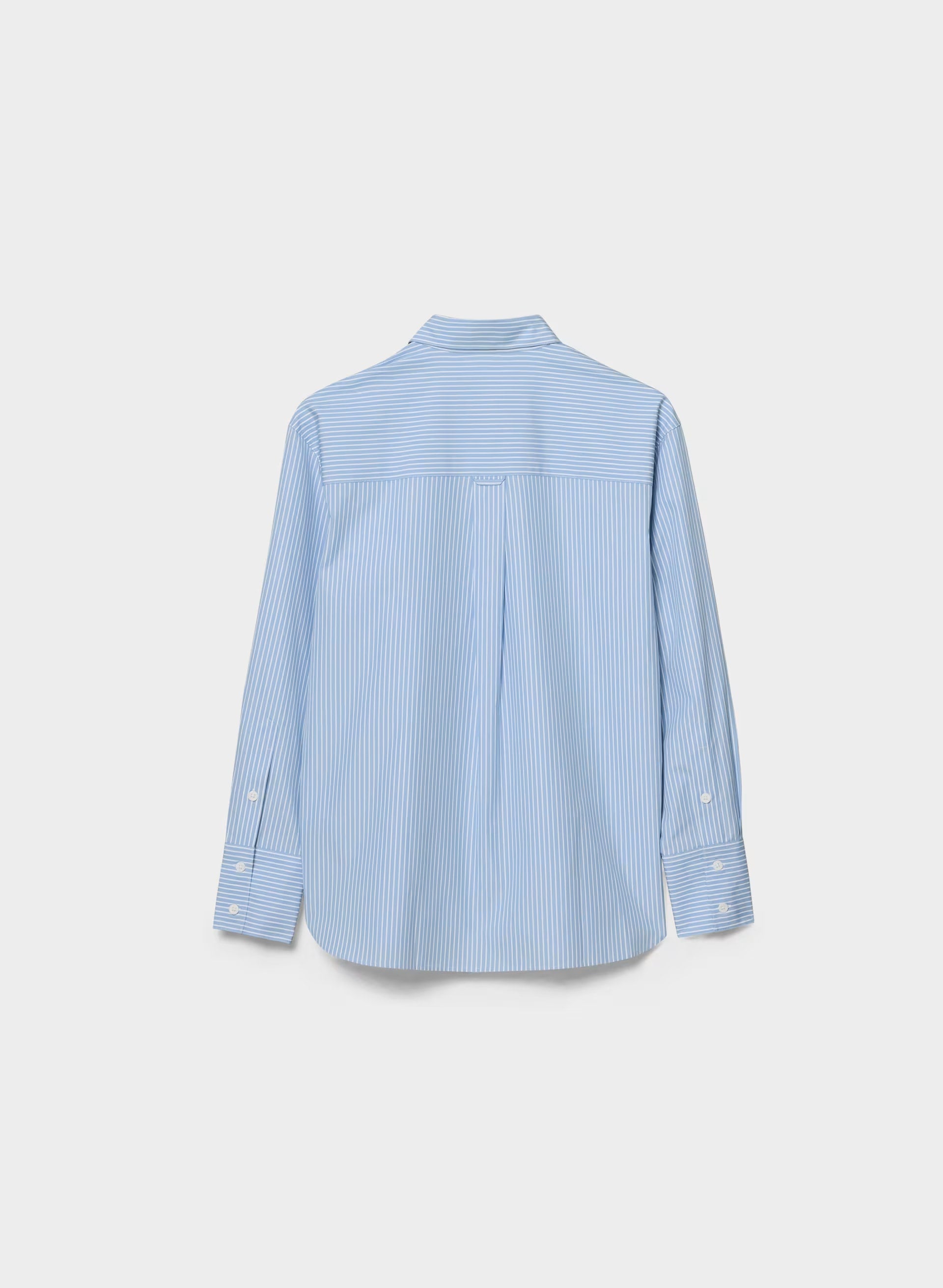 Landmark Poplin Shirt - CRNFL BLU/ BRT WHT