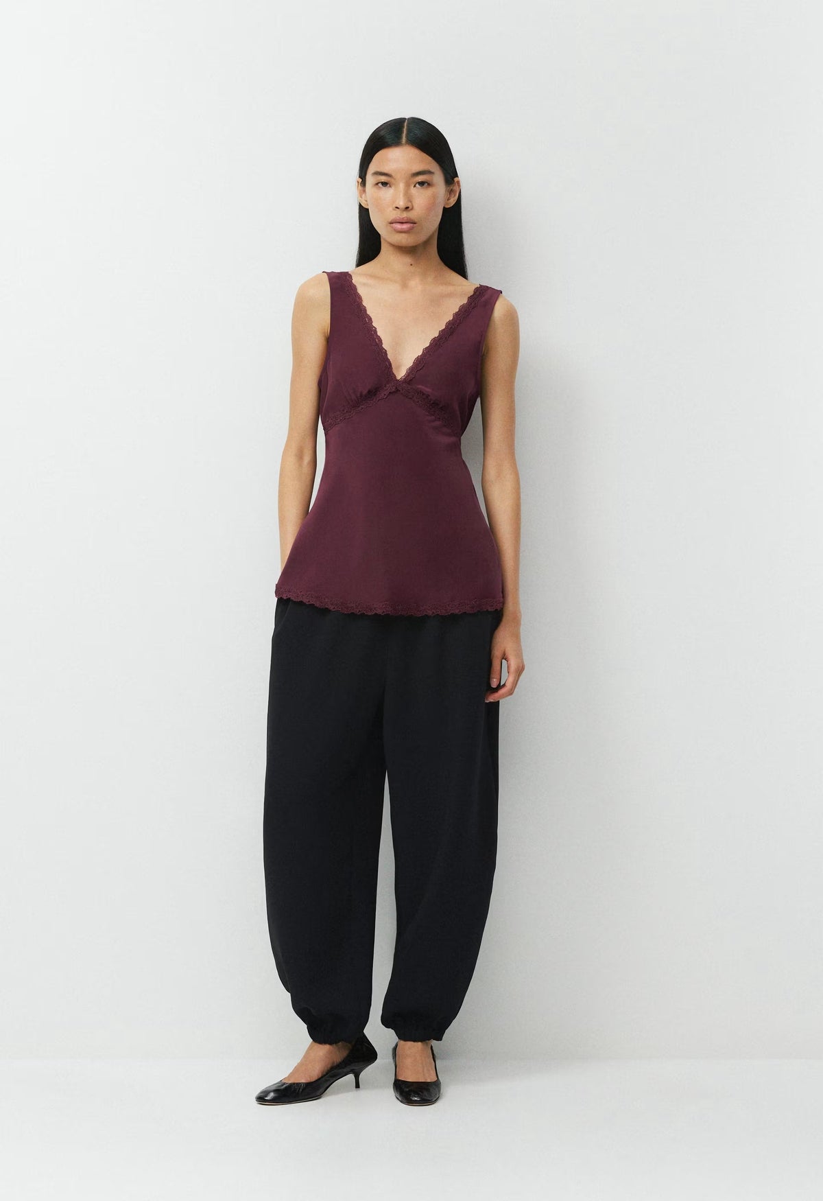 Serenade Silk Top - GALA PLUM/GALA PLUM