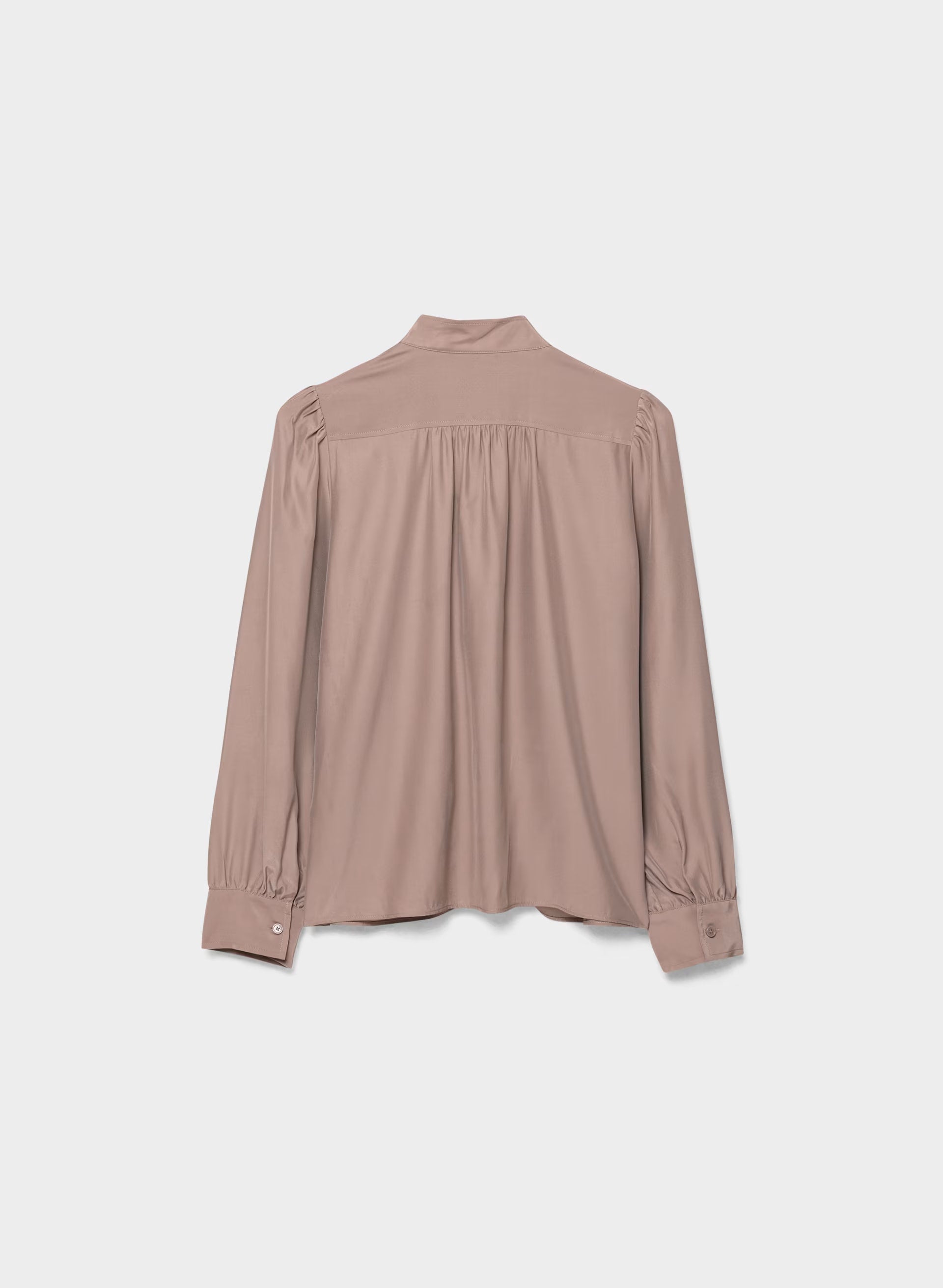 Delphine Silk Blouse - DUSTY MAUVE