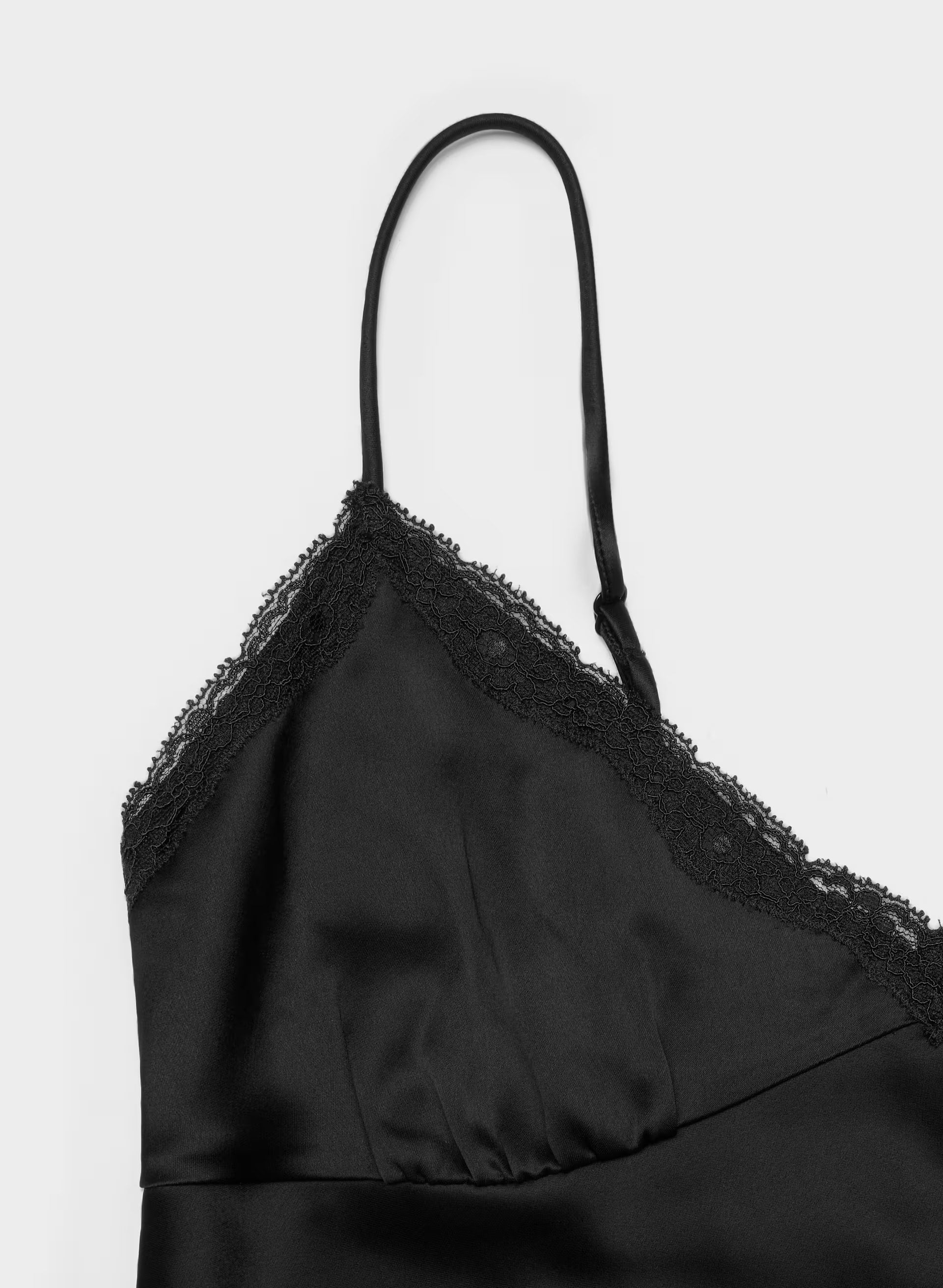 Rosalind Satin Camisole - BLACK