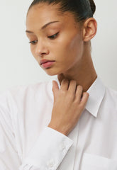 Landmark Poplin Shirt - WHITE