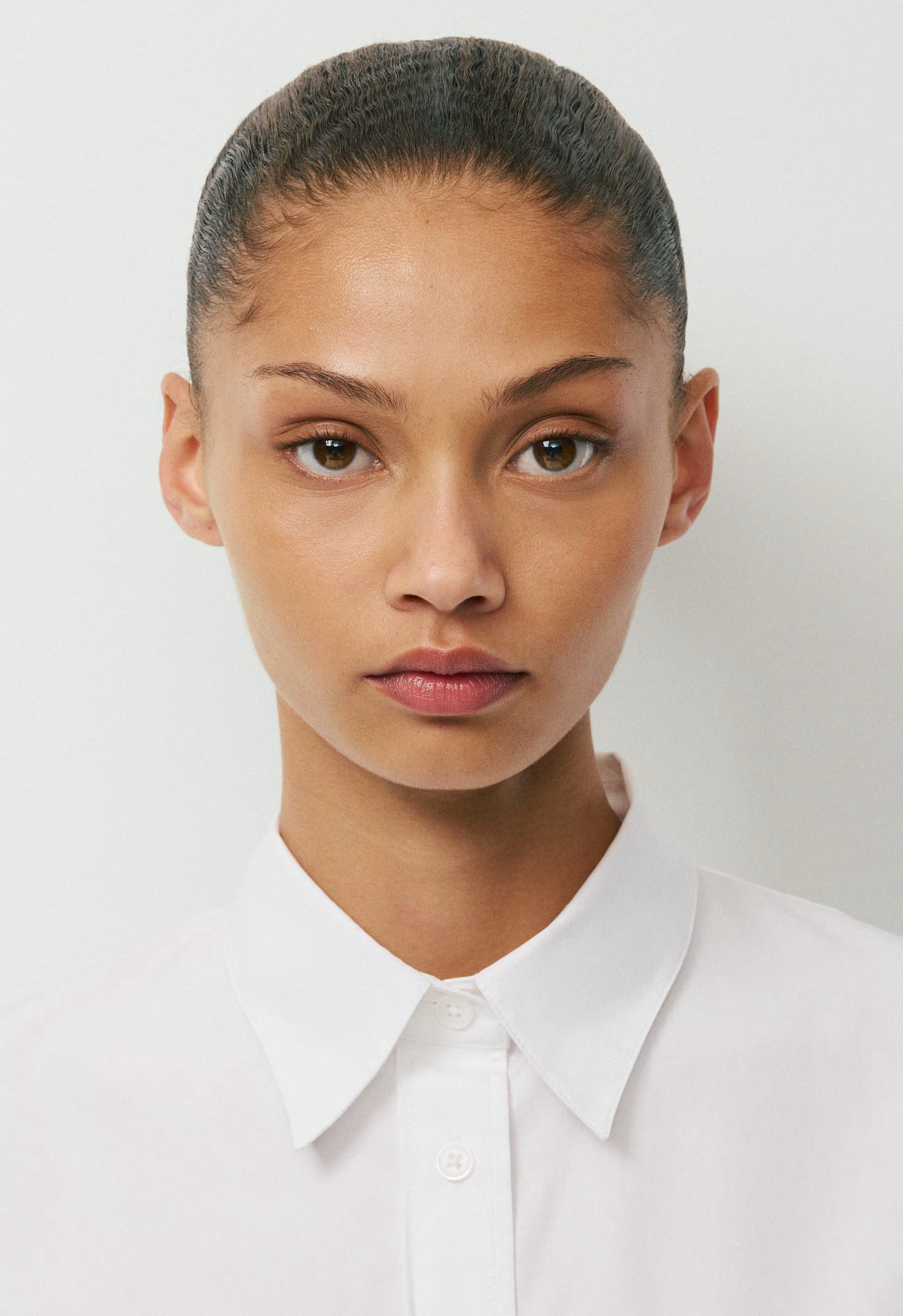 Landmark Poplin Shirt - WHITE