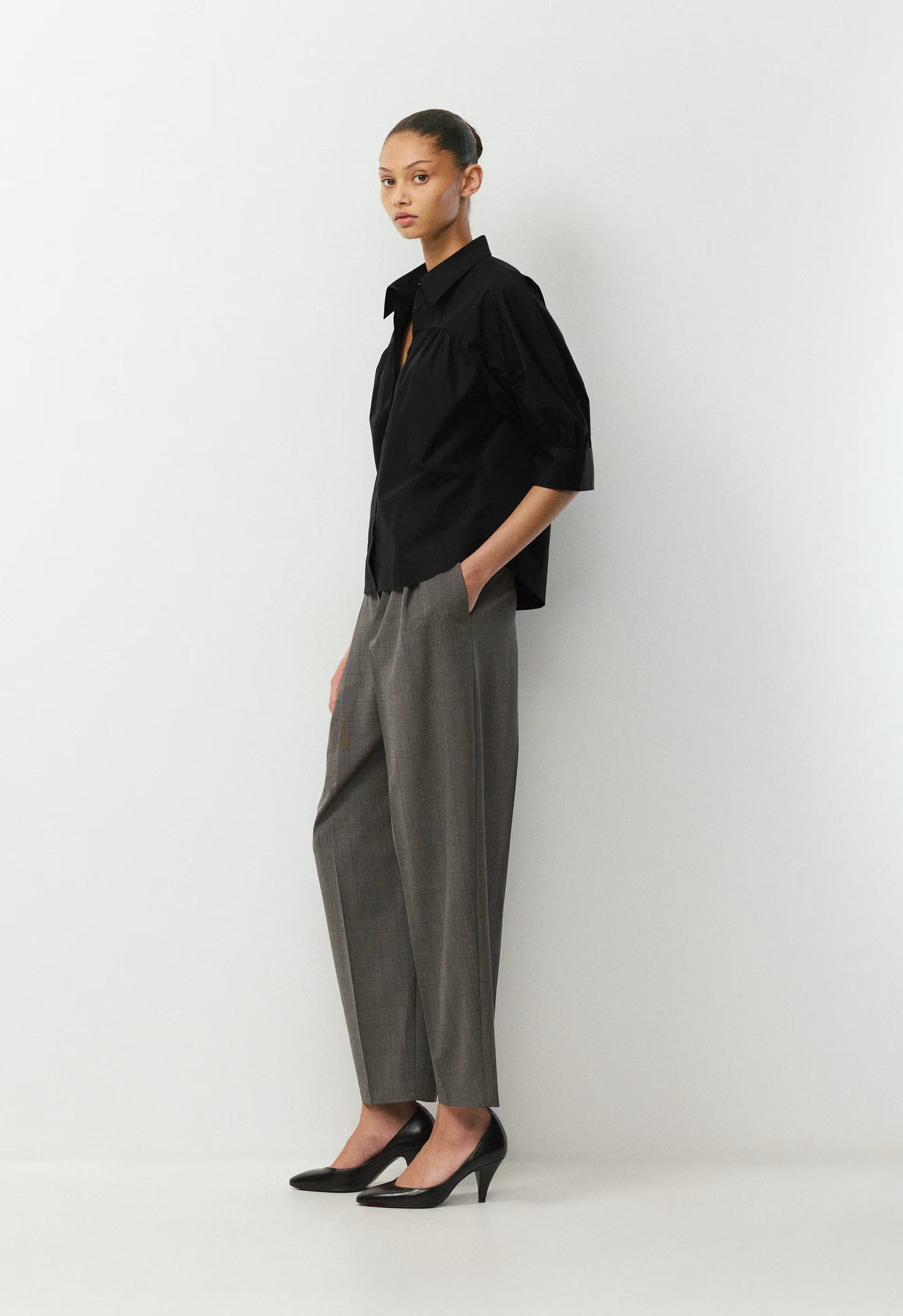 Calibre Poplin Shirt - BLACK
