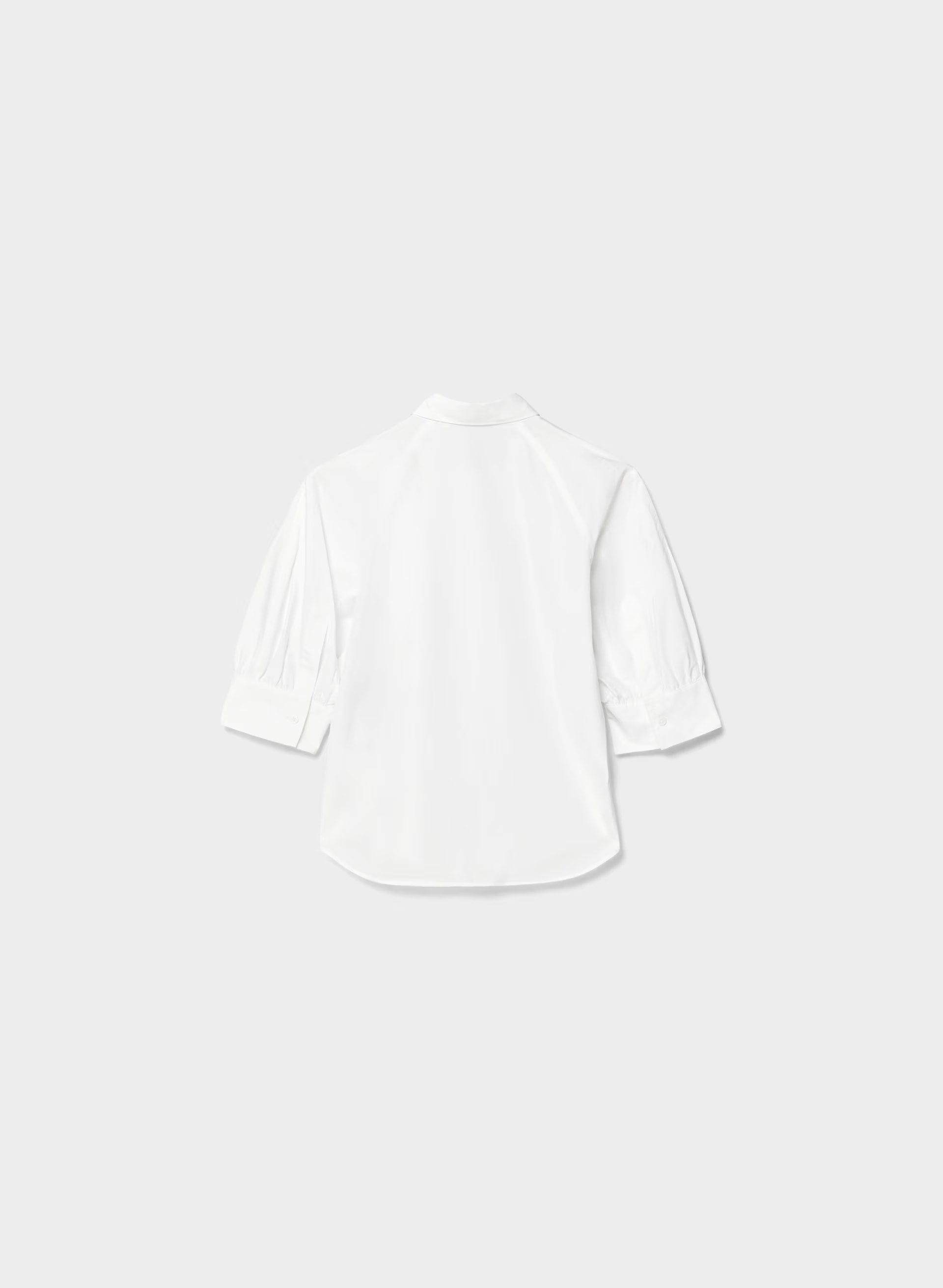 Calibre Poplin Shirt - WHITE