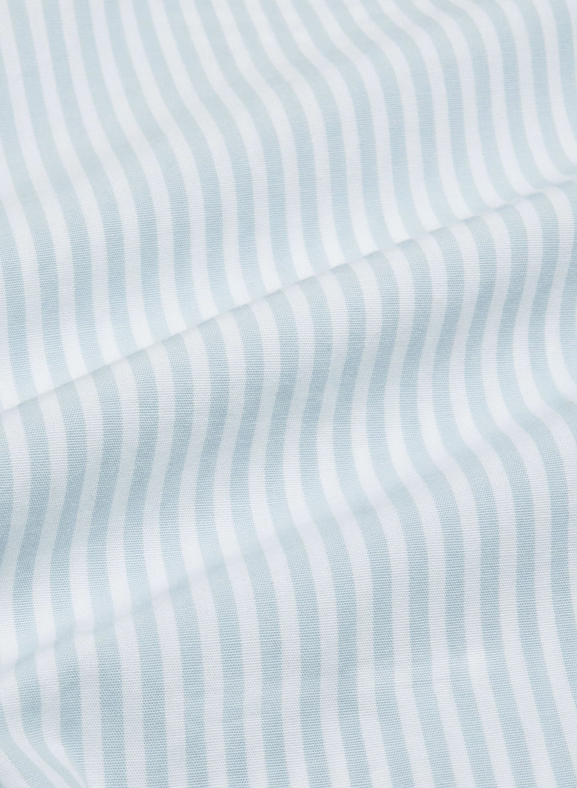 Portofino Poplin Shirt - CRMN STRP DEW BL/WHT