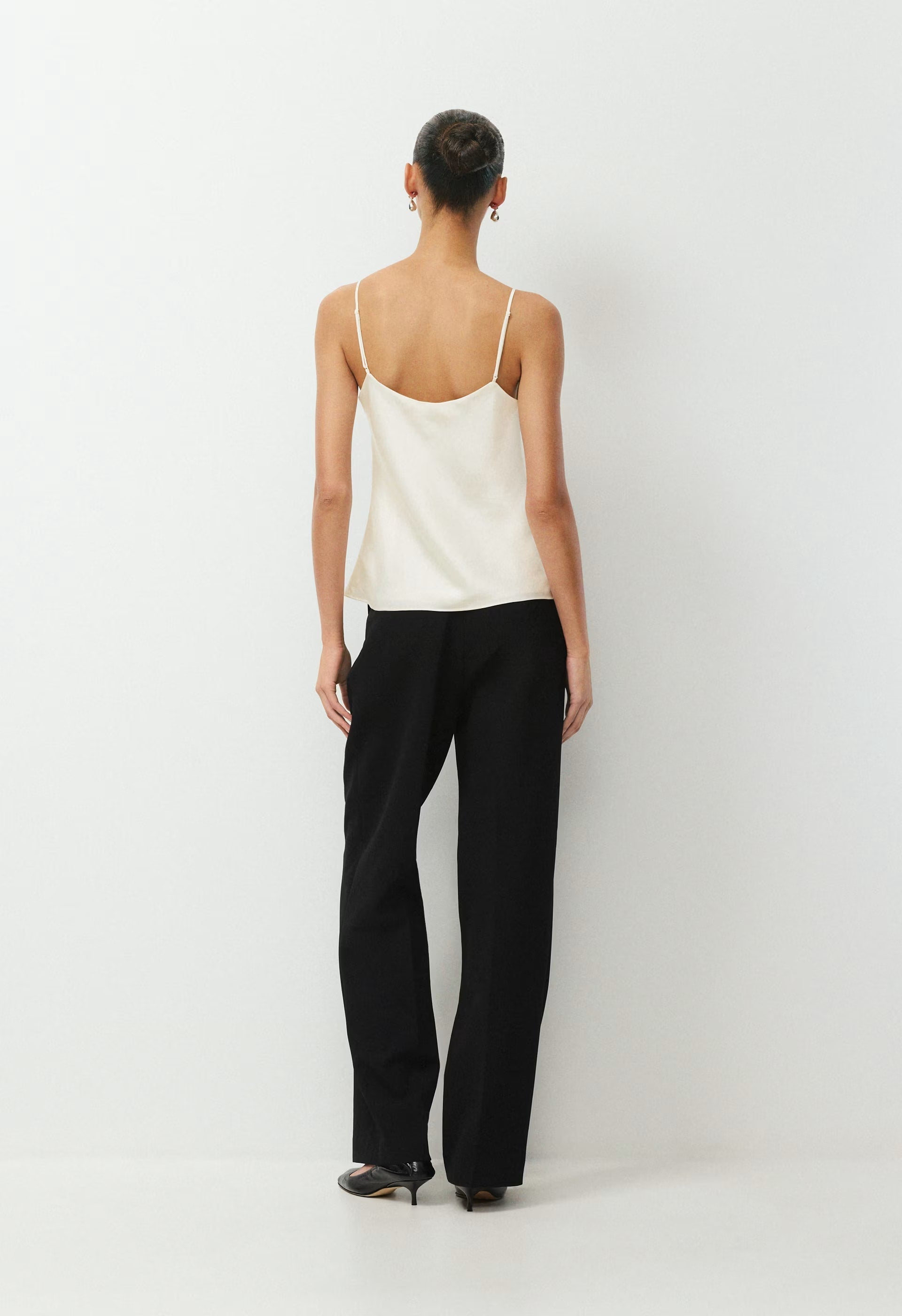 Pronto Satin Camisole - LIGHT BIRCH