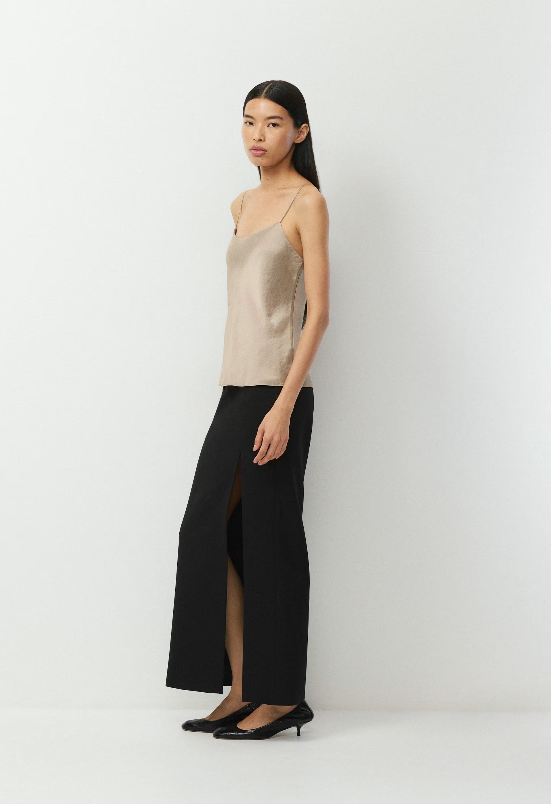 Pronto Satin Camisole - NOMAD TAUPE