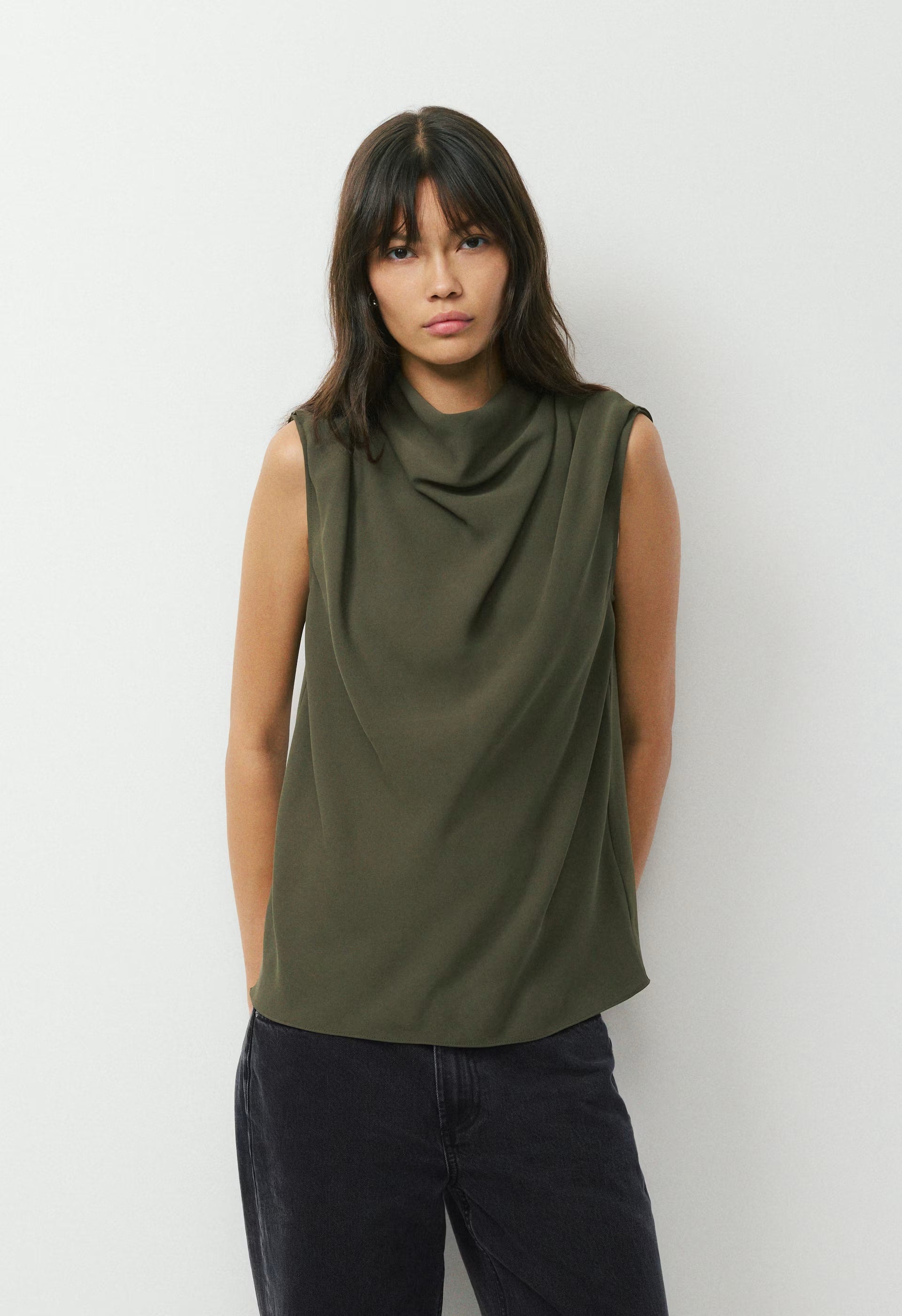 Carter Blouse - DARK OLIVE