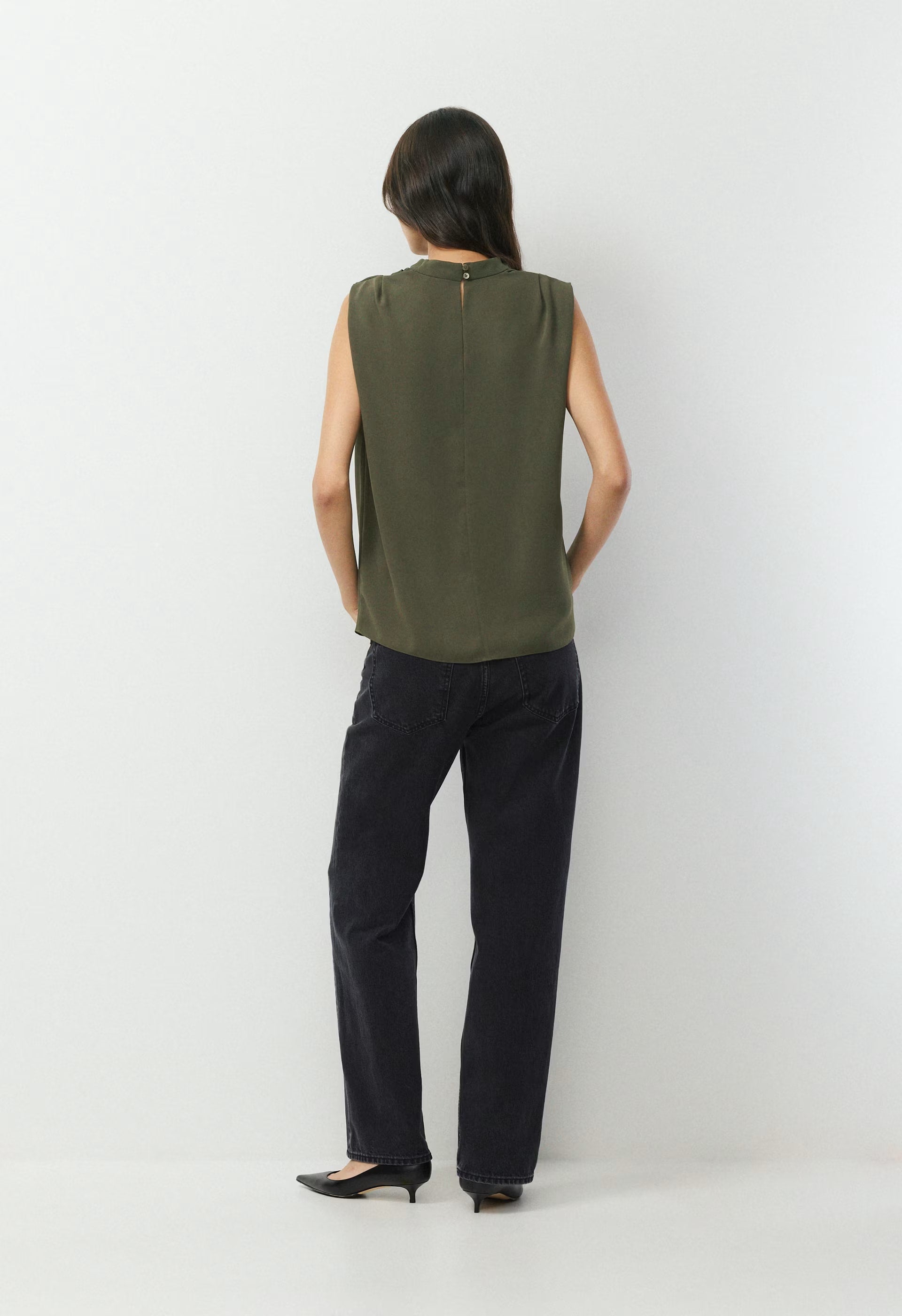 Carter Blouse - DARK OLIVE