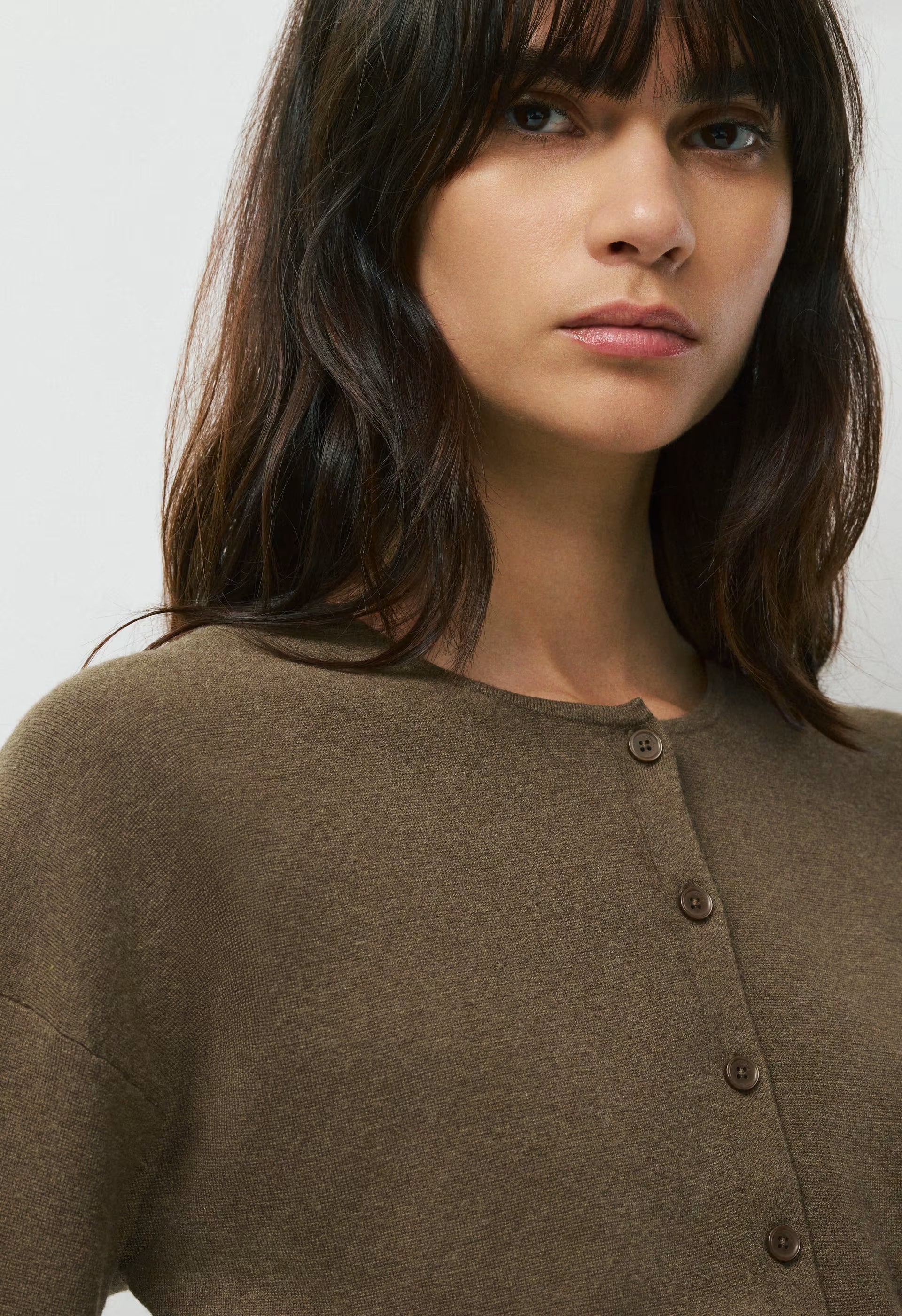 Golightly Cardigan - Wonder Yarn - HEATHER DARK CHOCOLATE