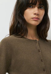 Golightly Cardigan - Wonder Yarn - HEATHER DARK CHOCOLATE