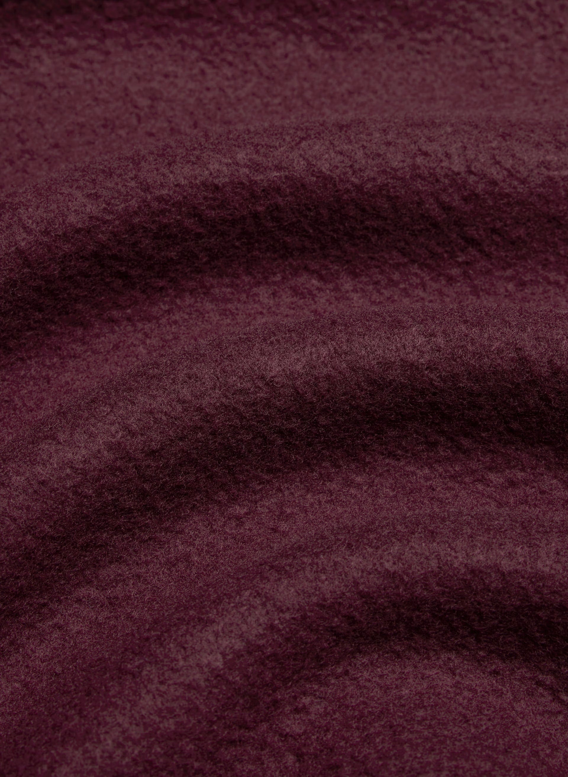 Cozy Sweatfleece Boyfriend Boxy Zip Hoodie - GALA PLUM