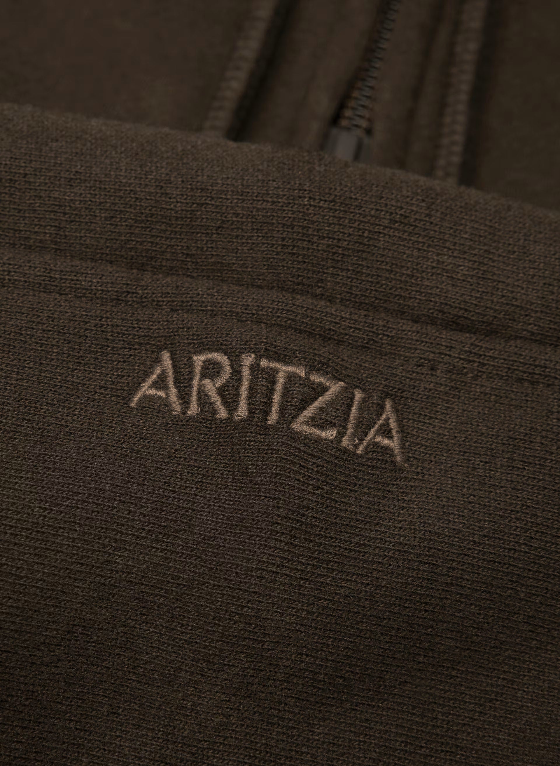 Cozy Sweatfleece Boyfriend Boxy Zip Hoodie - CACAO NIB BROWN