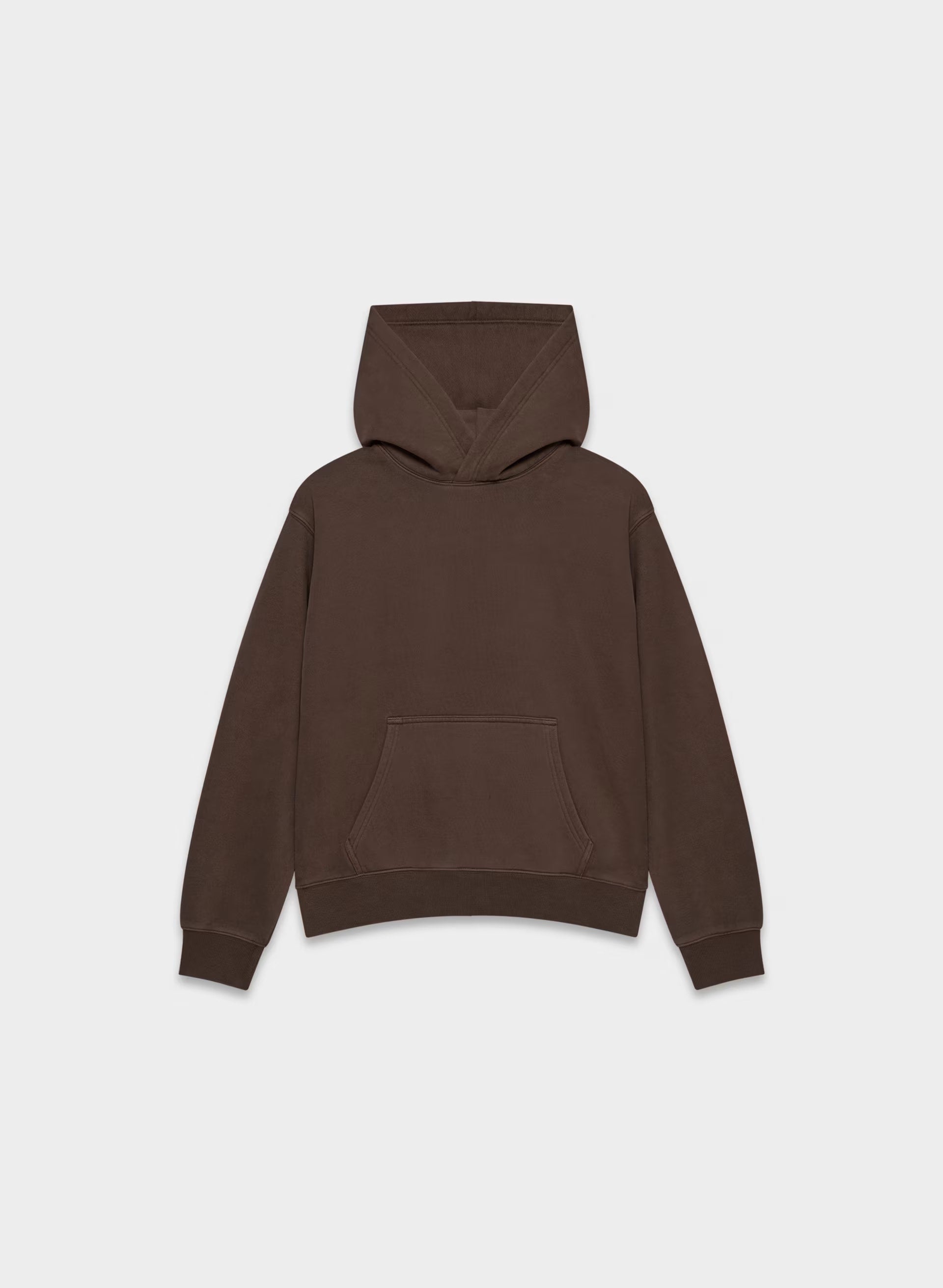 Cozy Sweatfleece Perfect Hoodie - RICH MOCHA BROWN