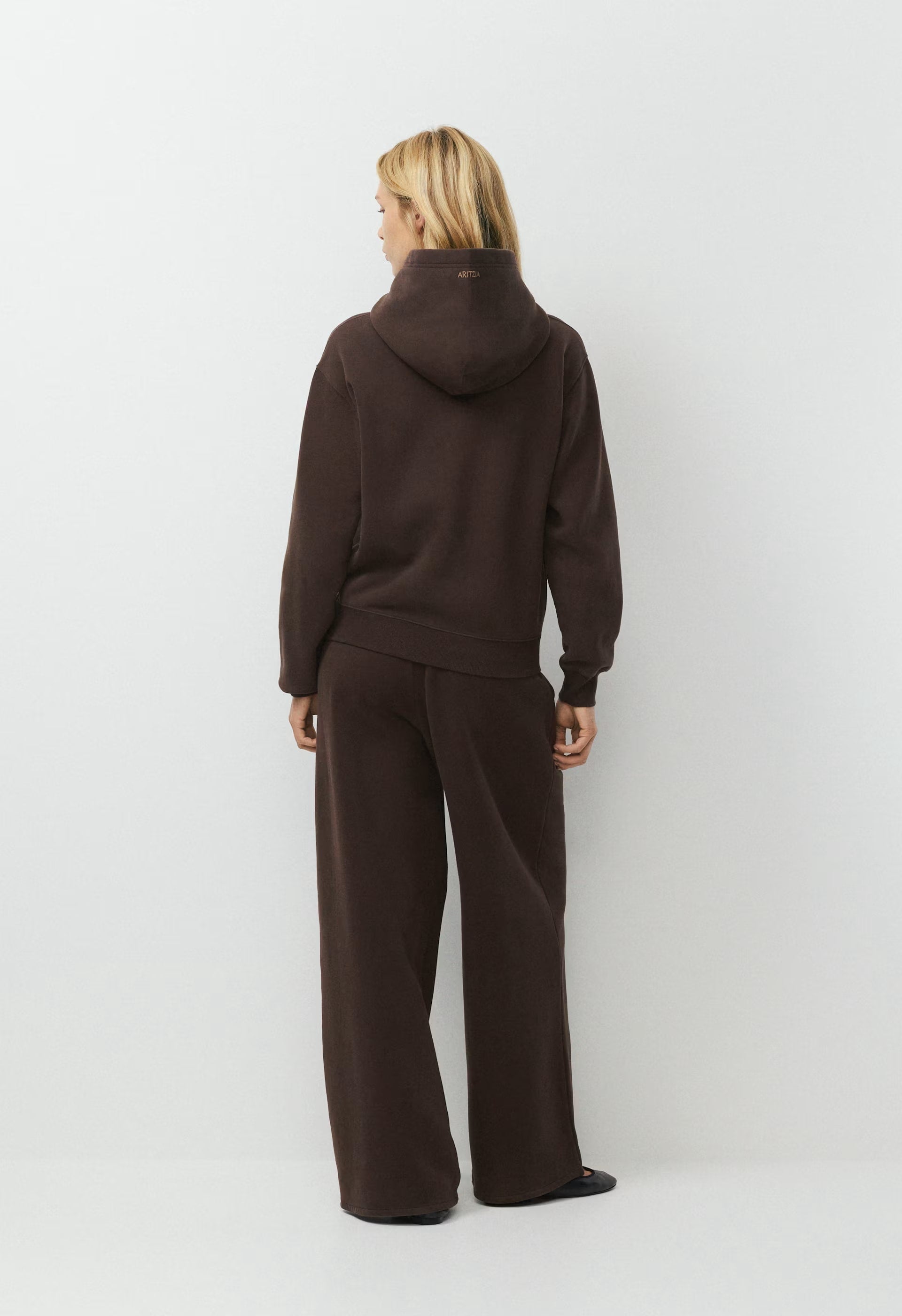 Cozy Sweatfleece Perfect Hoodie - RICH MOCHA BROWN