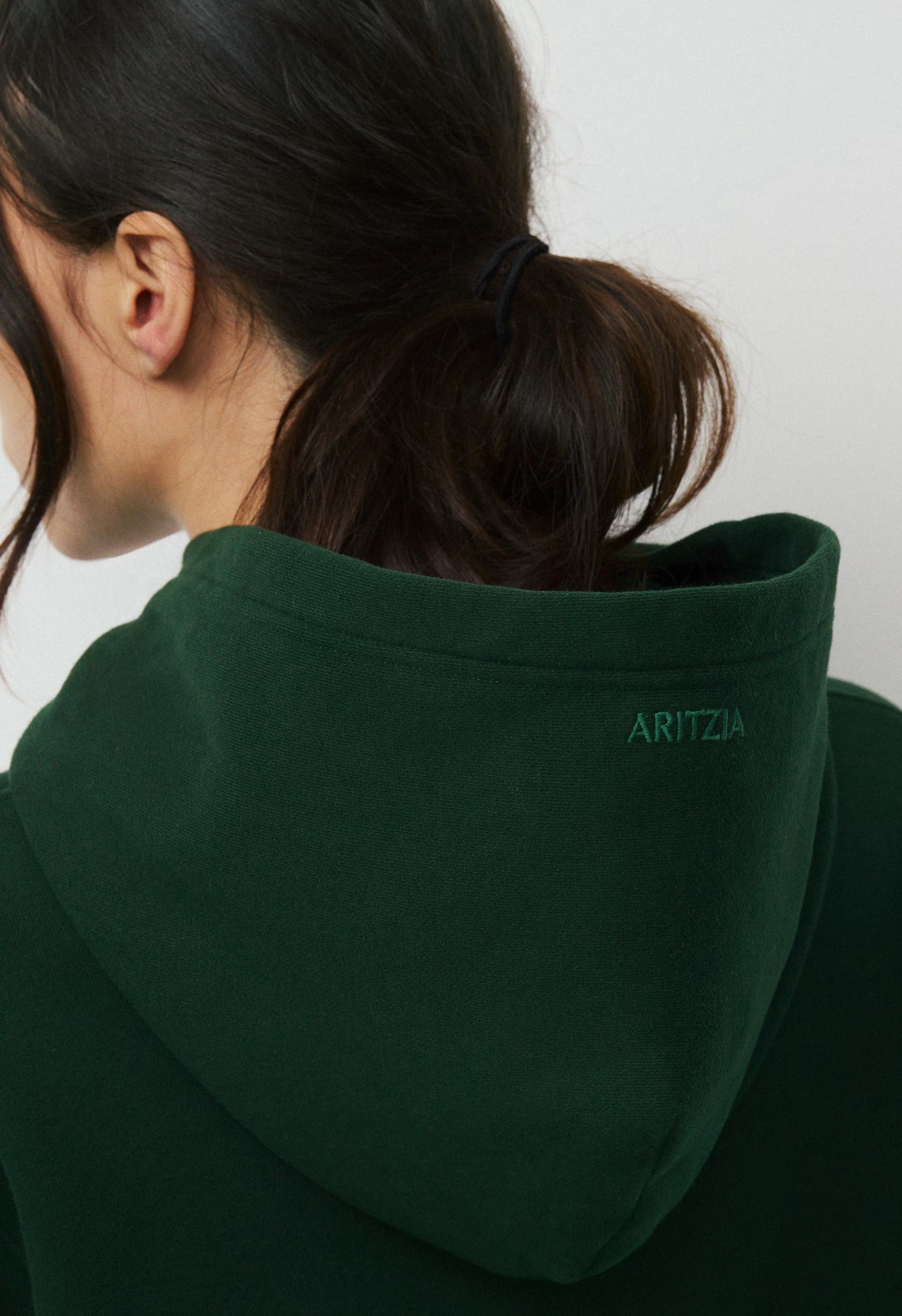 Cozy Sweatfleece Perfect Hoodie - FIGTREE GREEN