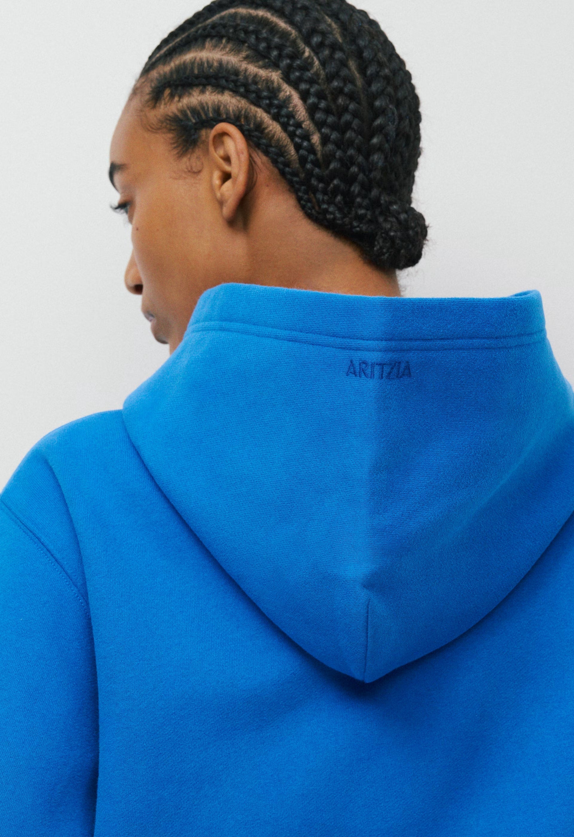 Cozy Sweatfleece Perfect Hoodie - LAZULI BLUE
