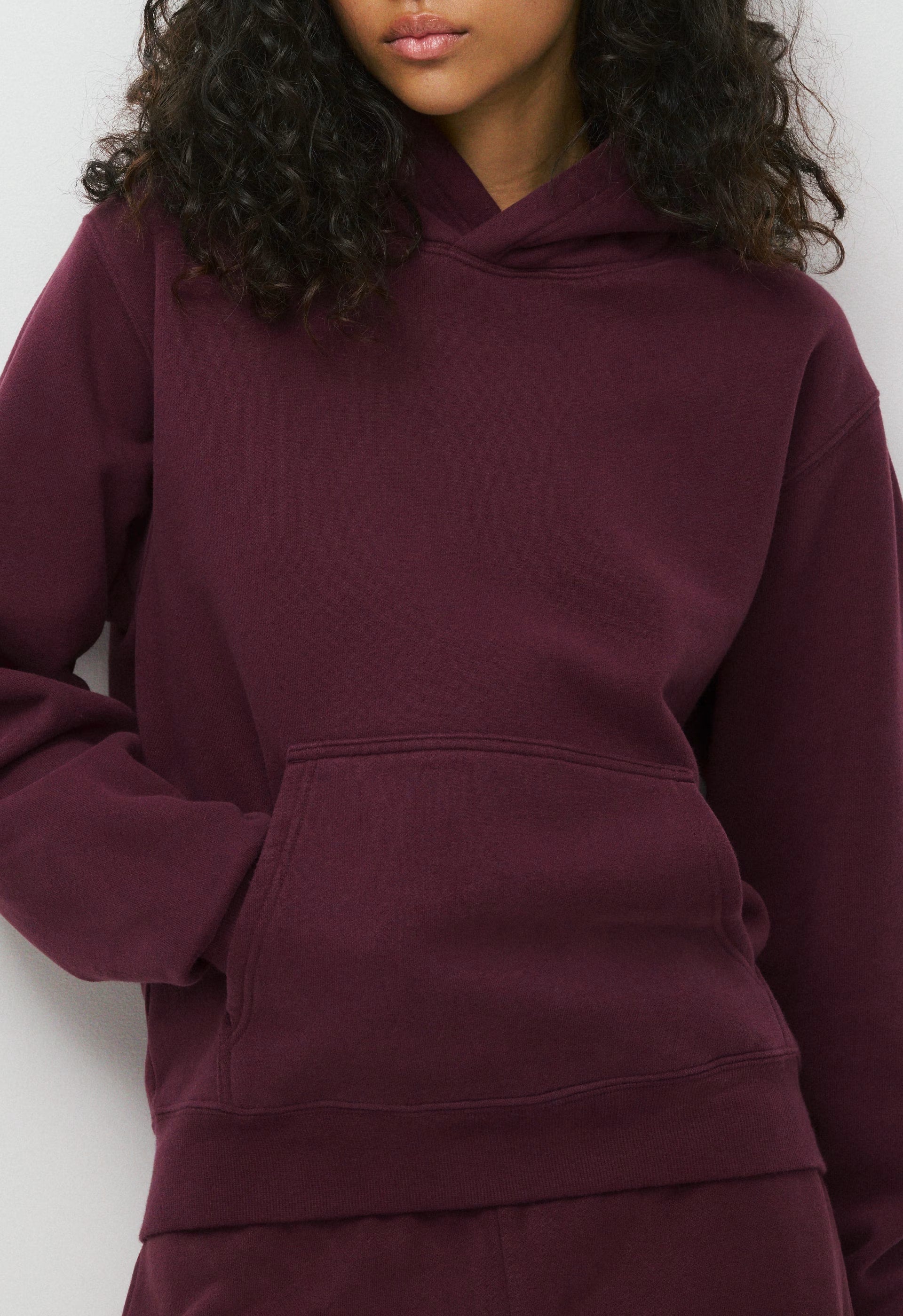 Cozy Sweatfleece Perfect Hoodie - GALA PLUM