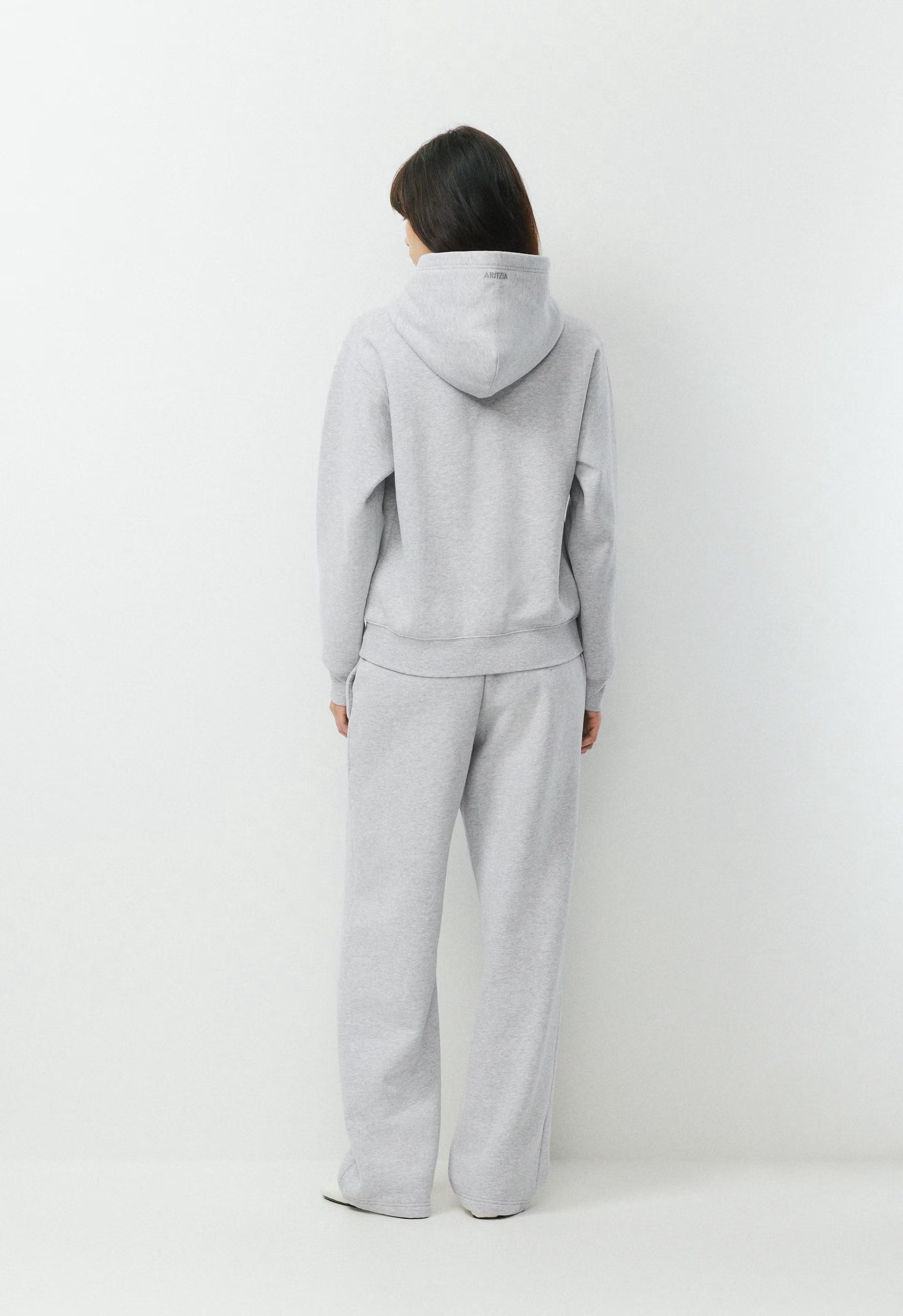 Cozy Sweatfleece Perfect Hoodie - HEATHER CHROME