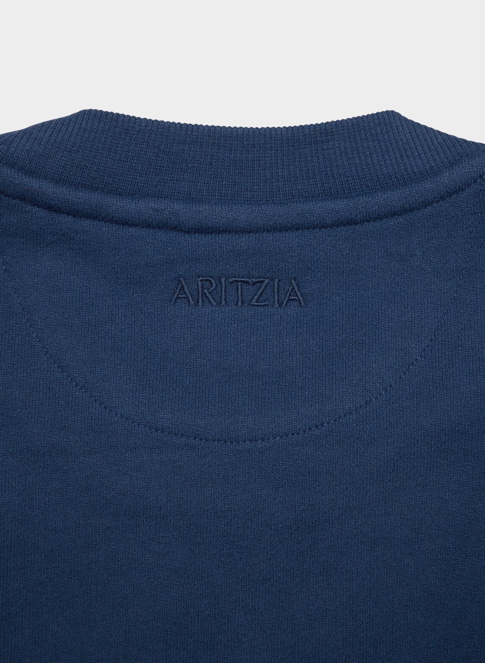 Cozy Sweatfleece Perfect Crew Sweatshirt - BYRON BLUE