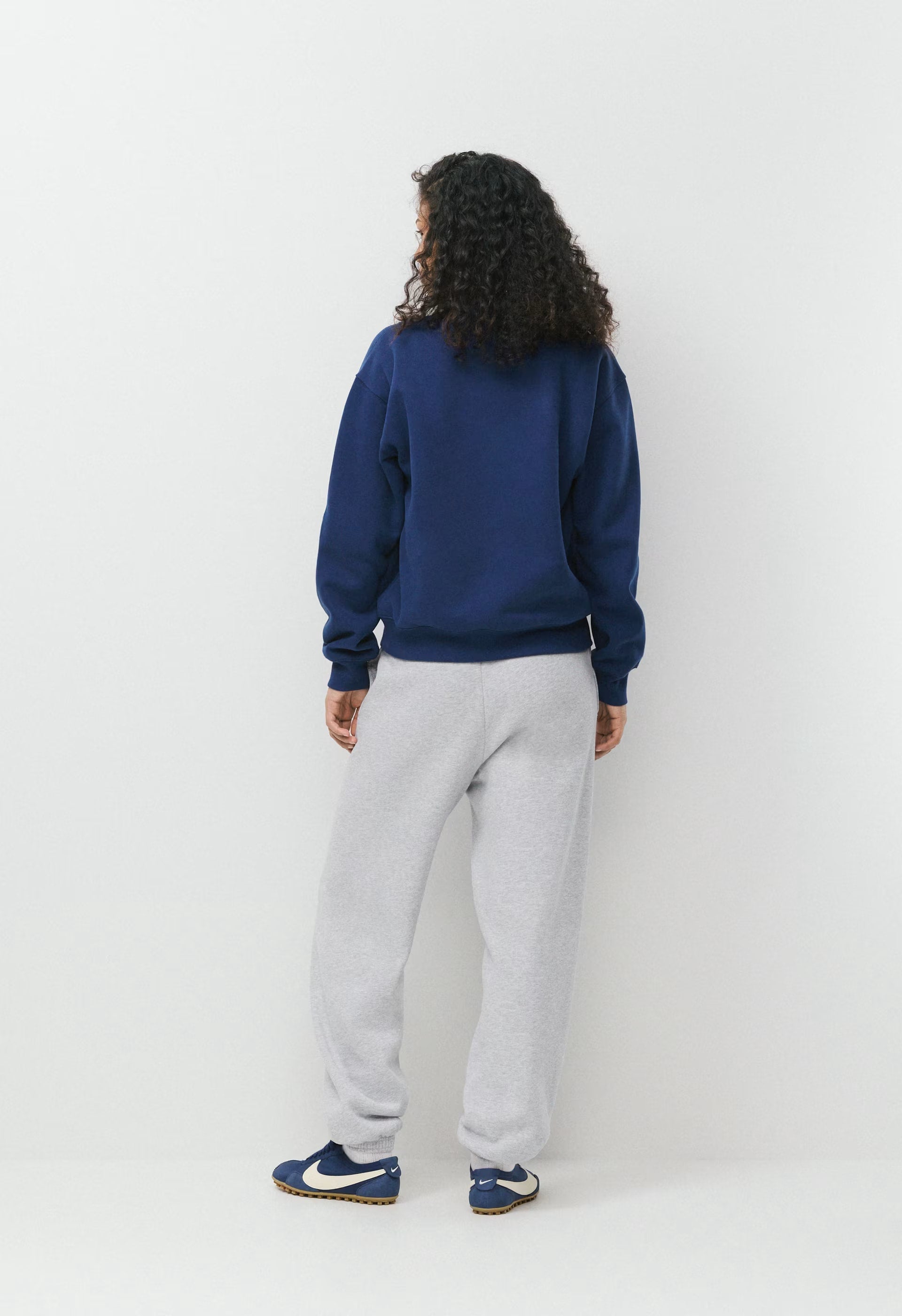 Cozy Sweatfleece Perfect Crew Sweatshirt - BYRON BLUE