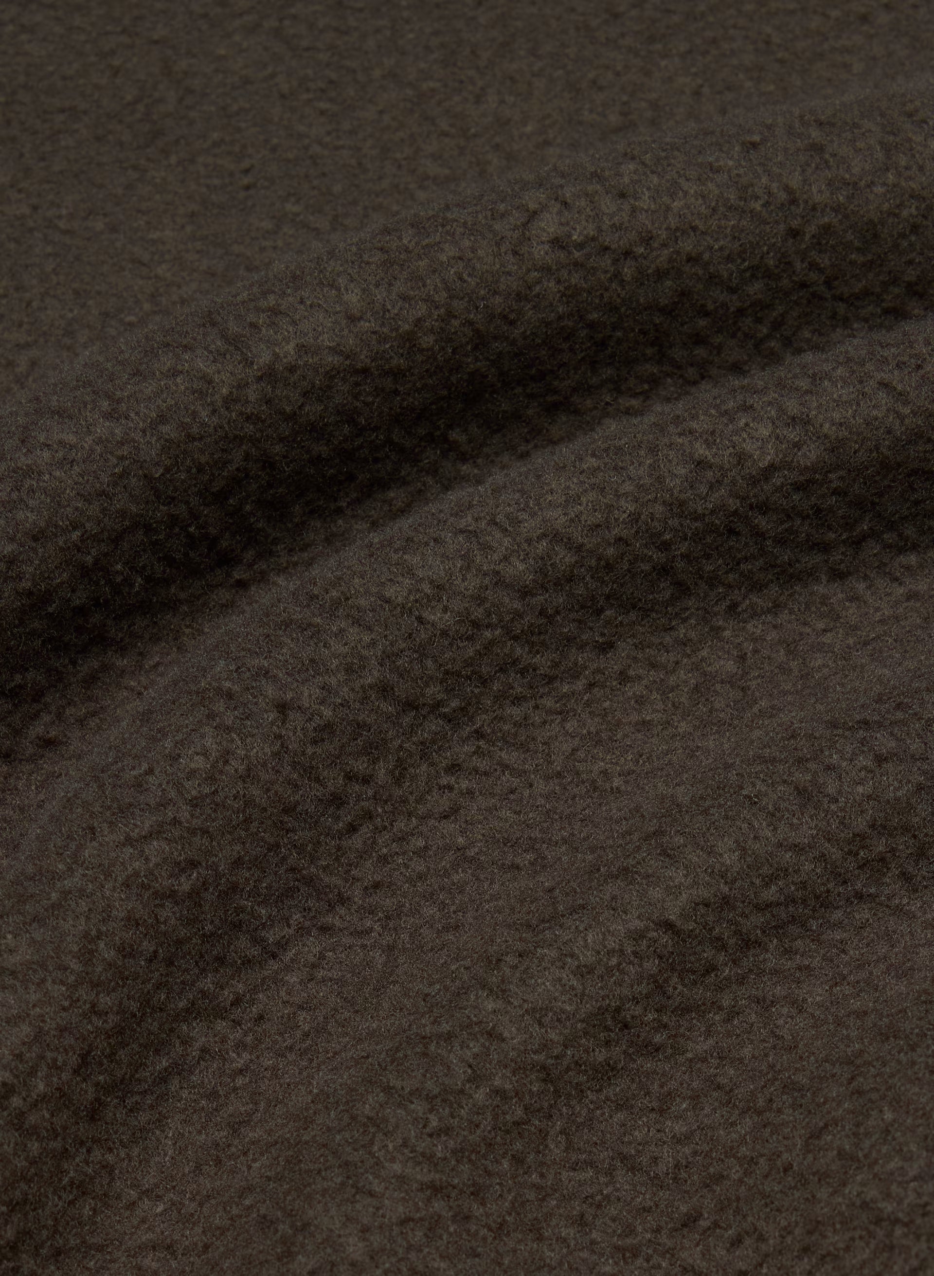 Cozy Sweatfleece Perfect Crew Sweatshirt - CACAO NIB BROWN