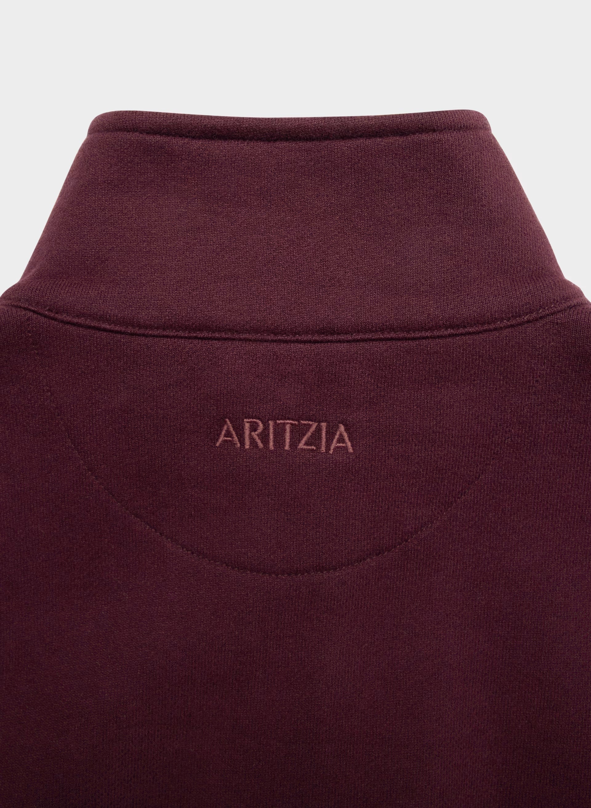 Cozy Sweatfleece Boyfriend 1/2 Zip - GALA PLUM