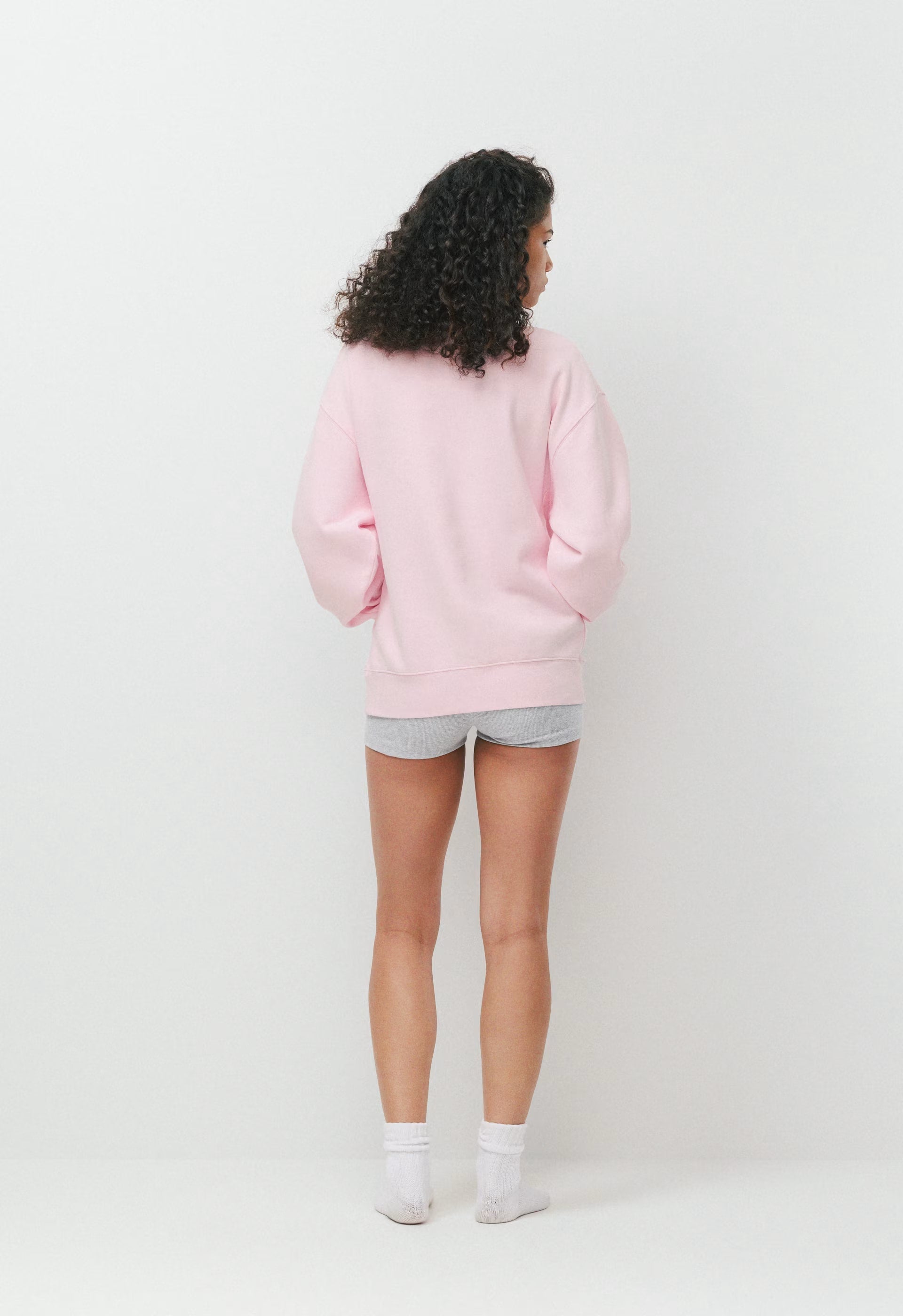 Cozy Sweatfleece Boyfriend 1/2 Zip - MAGNOLIA