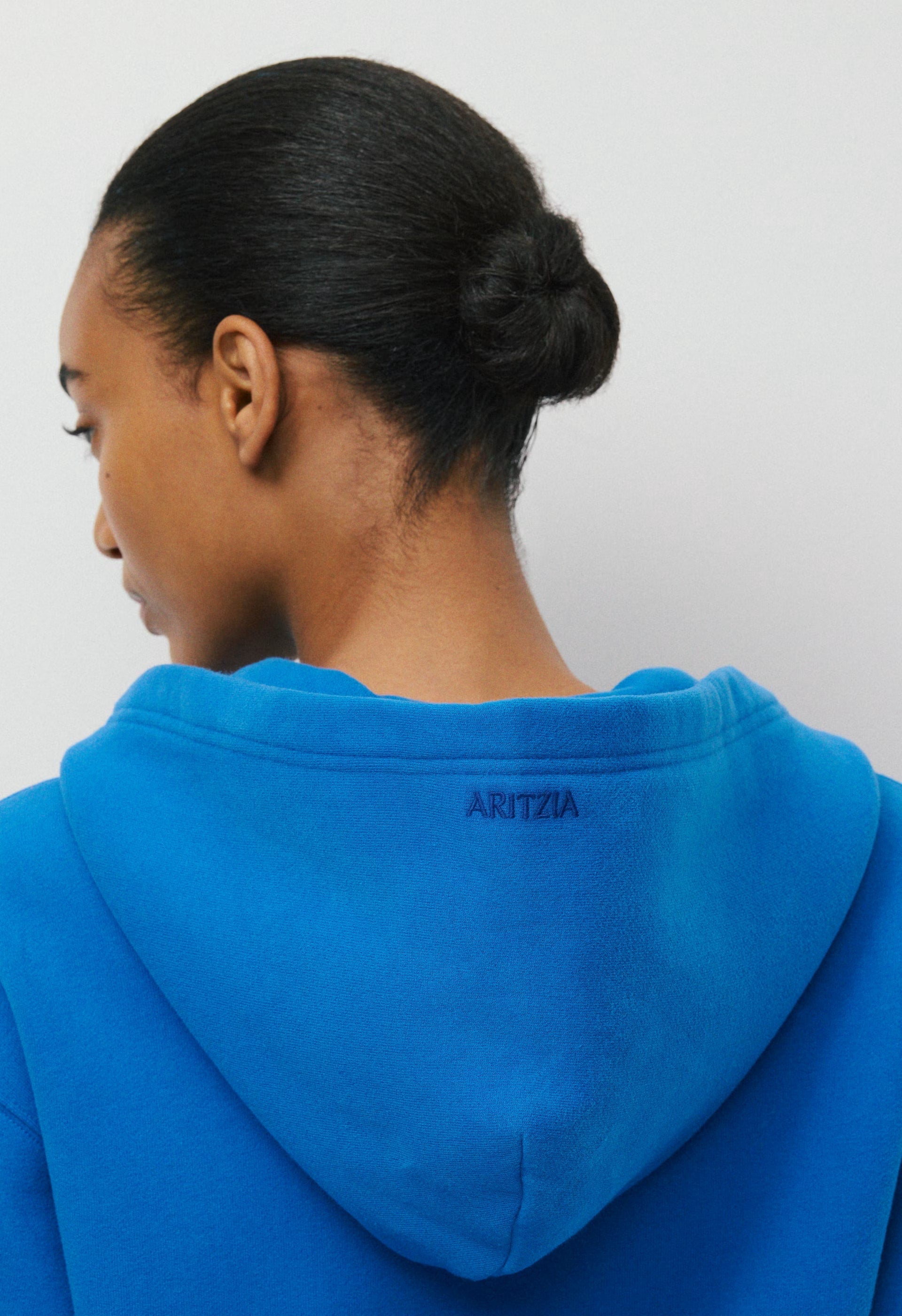 Cozy Sweatfleece Perfect Zip Hoodie - LAZULI BLUE