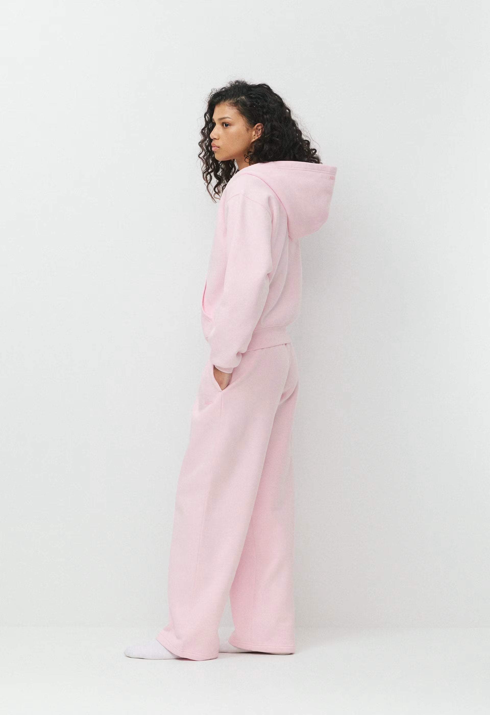 Cozy Sweatfleece Perfect Zip Hoodie - MAGNOLIA
