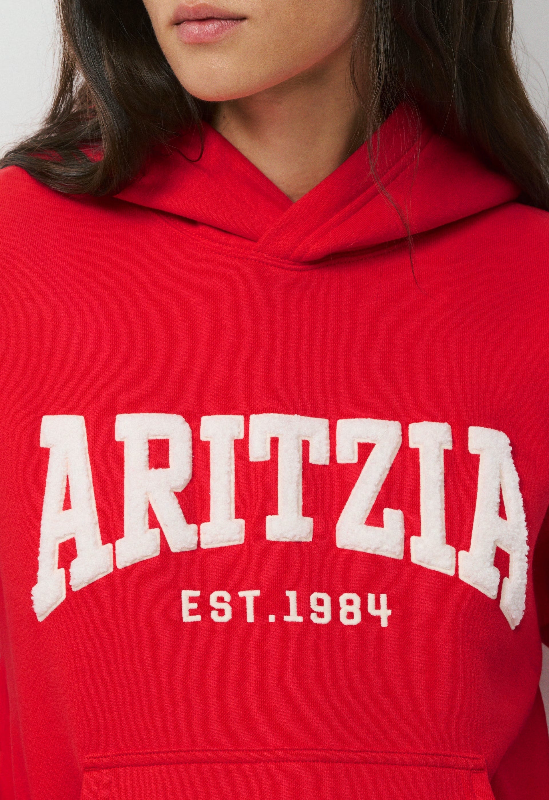 Cozy Sweatfleece Perfect Hoodie - H. CLD WHTE/ADMIRAL