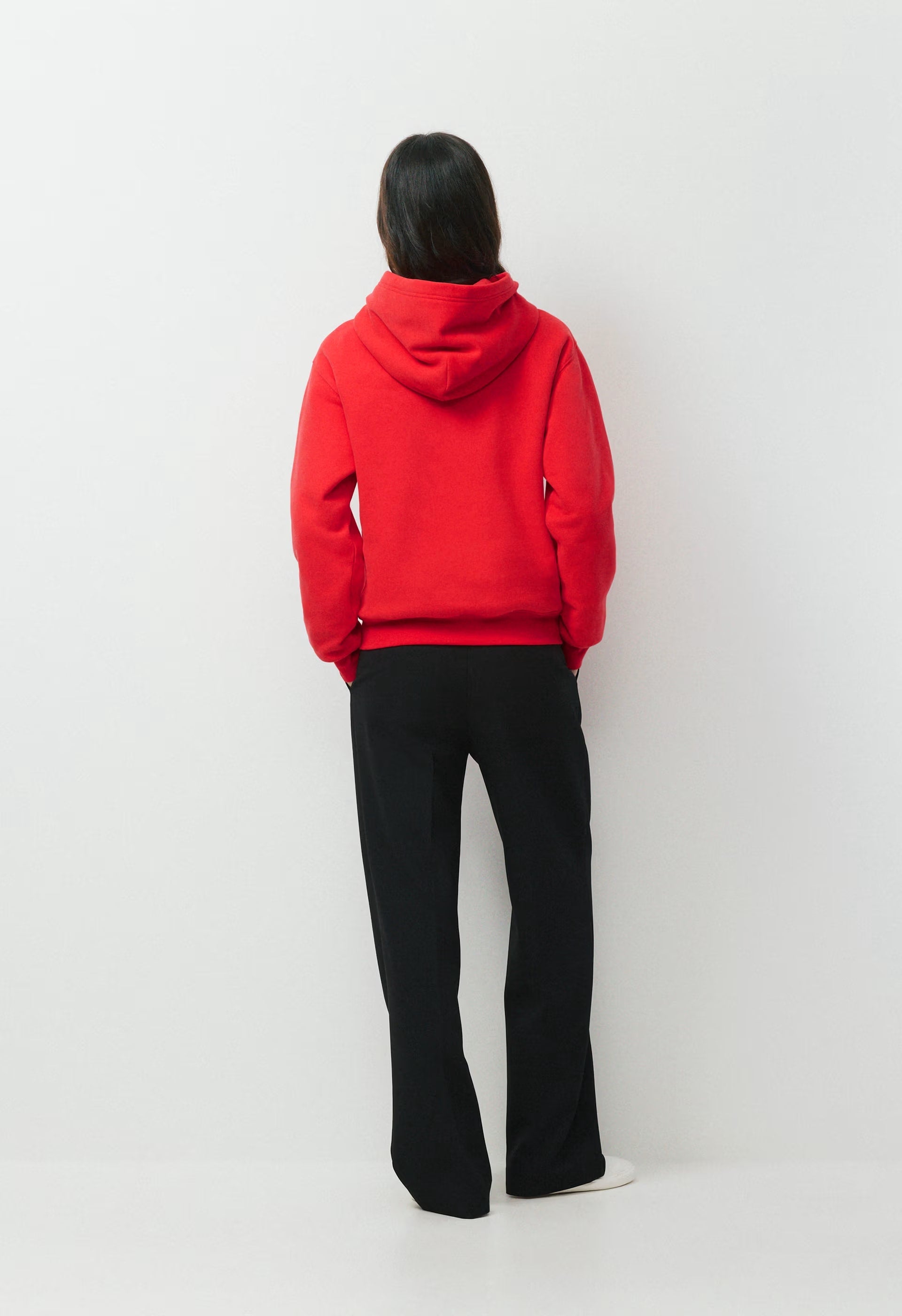 Cozy Sweatfleece Perfect Hoodie - FLSHNG RD /LGHT BRCH