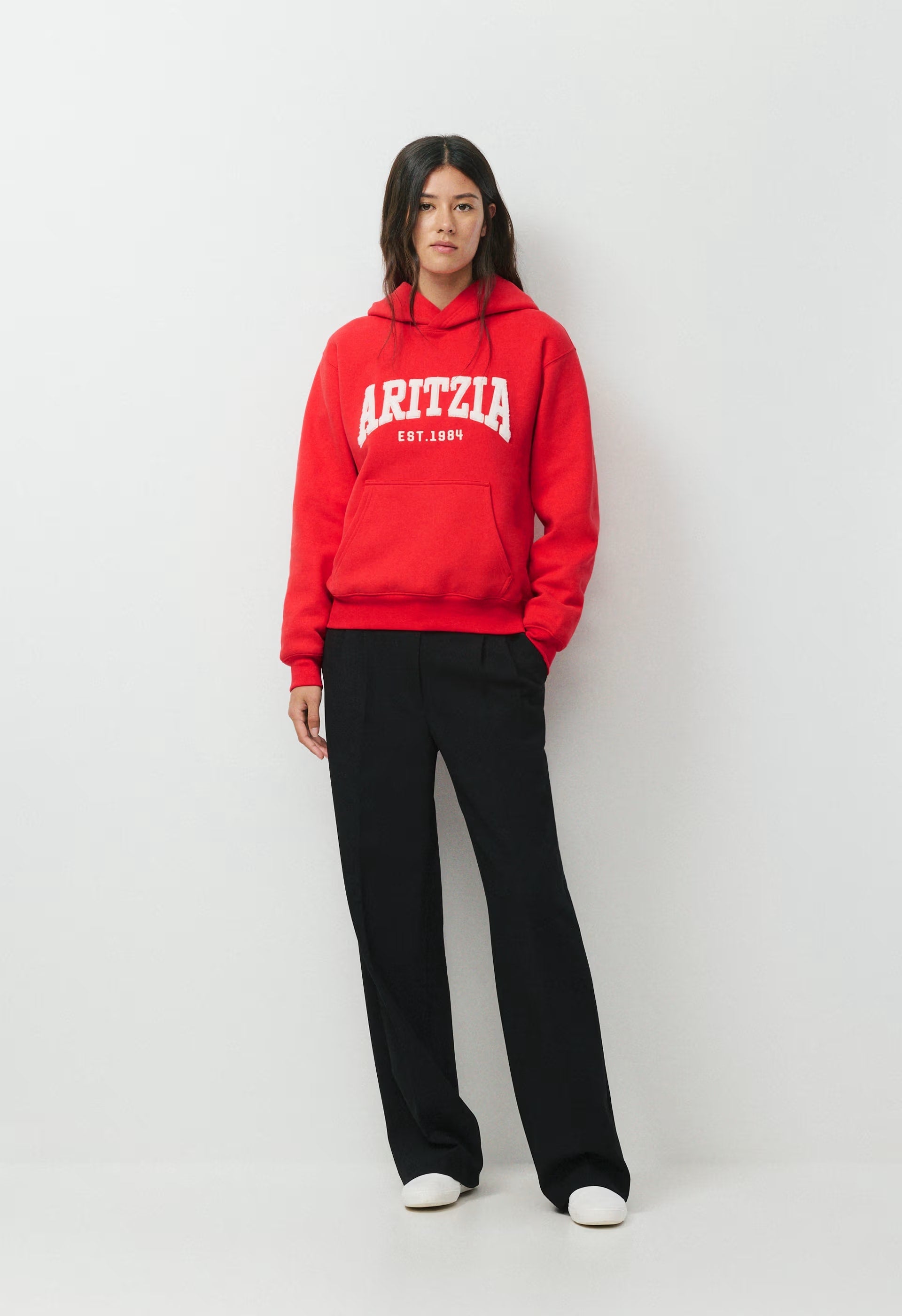 Cozy Sweatfleece Perfect Hoodie - ADMRL NAVY/CIR GOLD