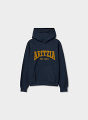 Cozy Sweatfleece Perfect Hoodie - ADMRL NAVY/CIR GOLD