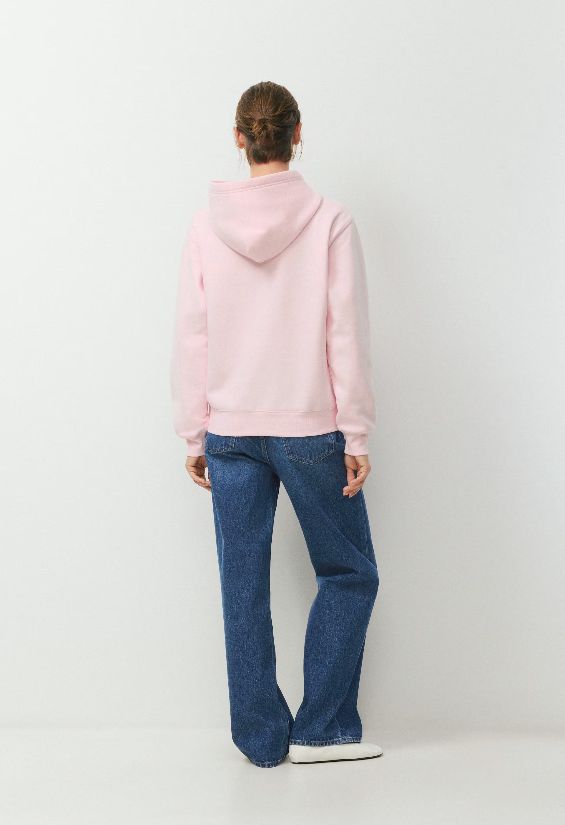 Cozy Sweatfleece Perfect Hoodie - MAGNOLIA/LIGHT BIRCH