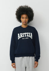 Cozy Sweatfleece Perfect Crew Sweatshirt - SMAC BURGUNDY/LT BIRCH