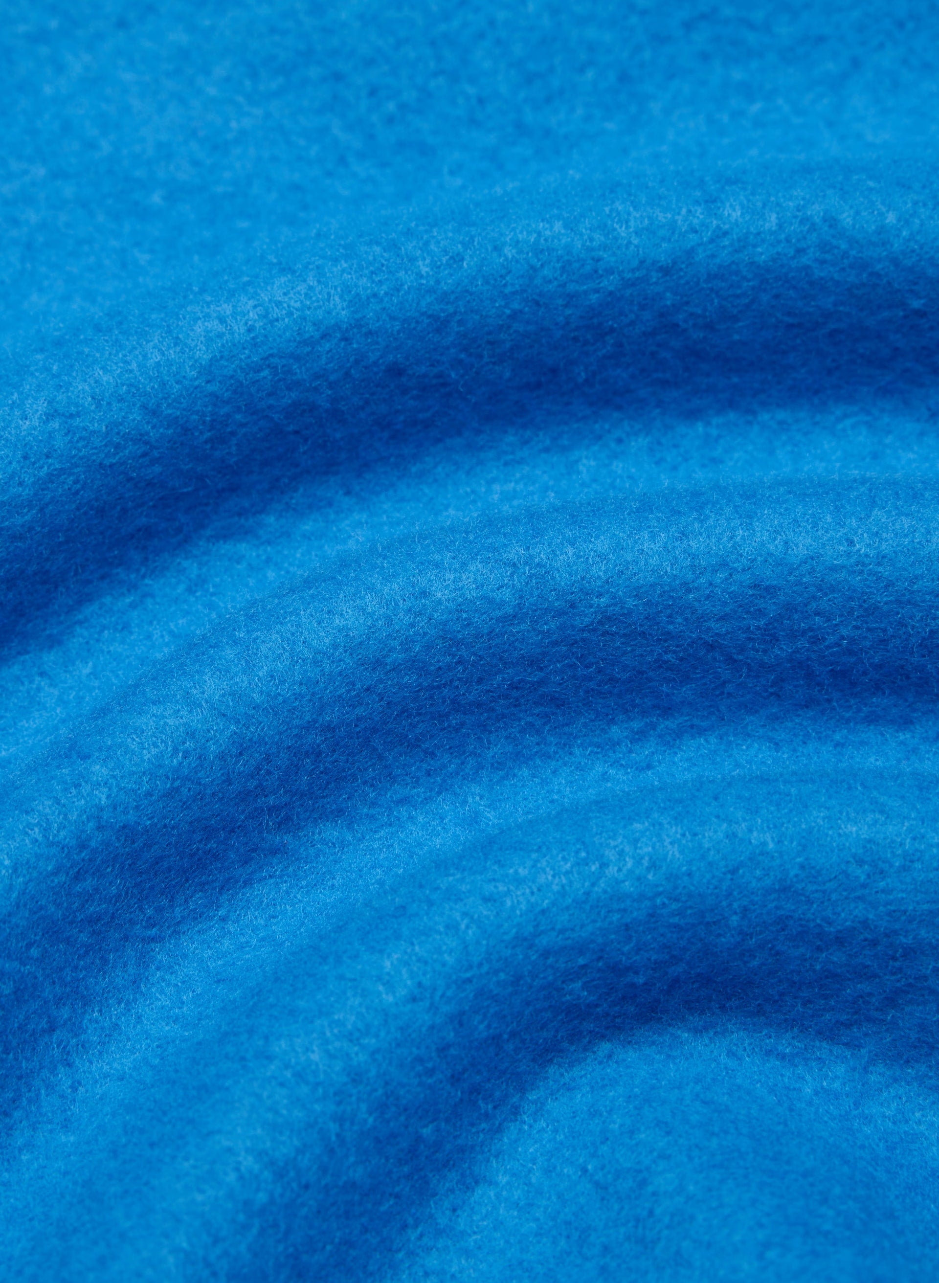 Cozy Sweatfleece Perfect Crew Sweatshirt - LAZULI BLUE/LT BIRCH