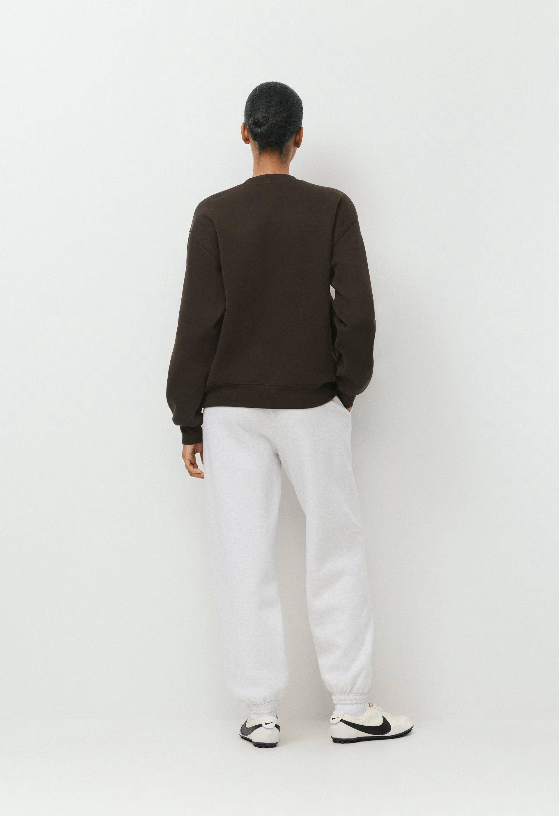 Cozy Sweatfleece Perfect Crew Sweatshirt - CC N BROWN/CC NB BROWN