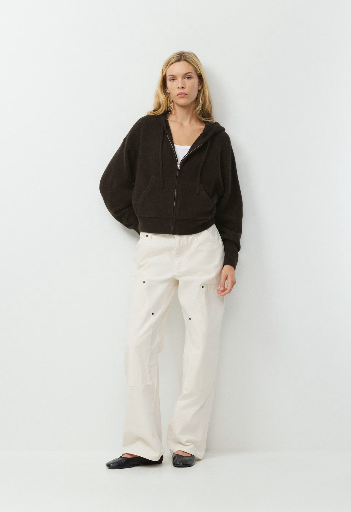 Peyton Zip Hoodie - CACAO NIB BROWN